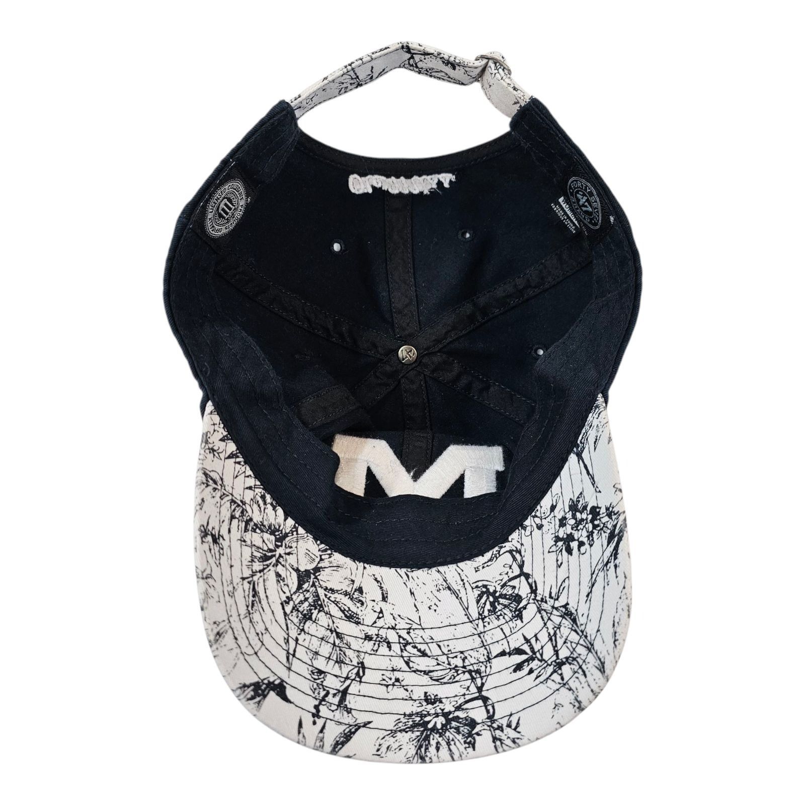 47 Brand 47 Brand Ole Miss Logo Script Back Tuck Strap Cap Trucker Size ONE SIZE - 6 Thumbnail