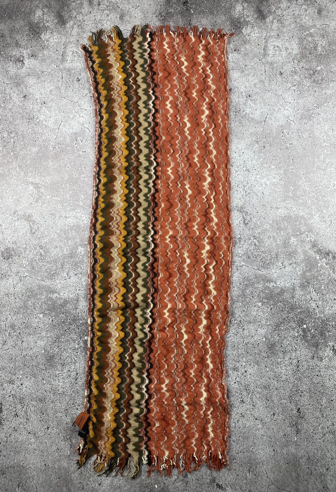 Missoni × Vintage Vintage Missoni classic knit design muffler scarf Lana wool Size ONE SIZE - 5 Thumbnail