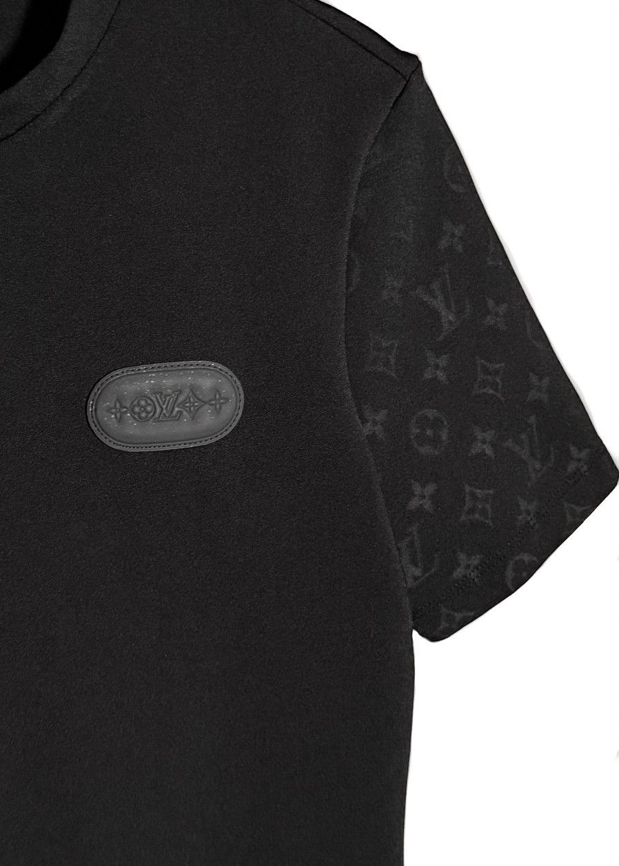 Louis Vuitton Louis Vuitton SS22 Black Monogram Neoprene T-shirt Size M / US 6-8 / IT 42-44 - 4 Thumbnail