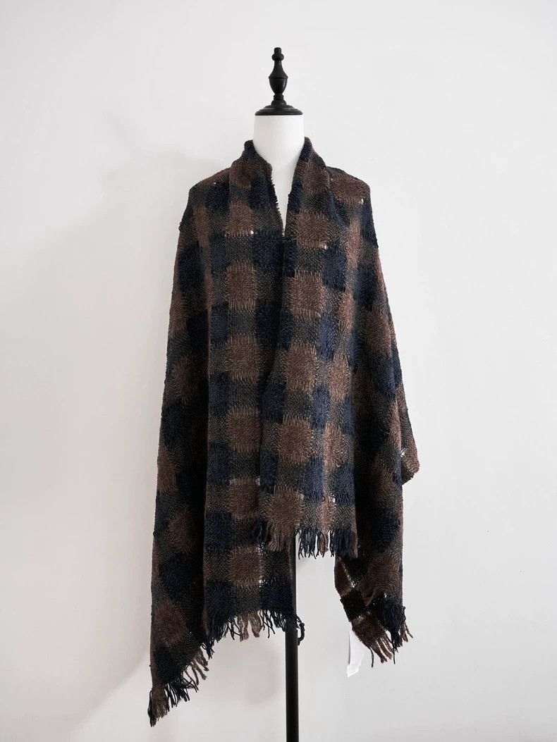 Yohji Yamamoto 2022aw Wide-knit scarf 2506-Nextarrow