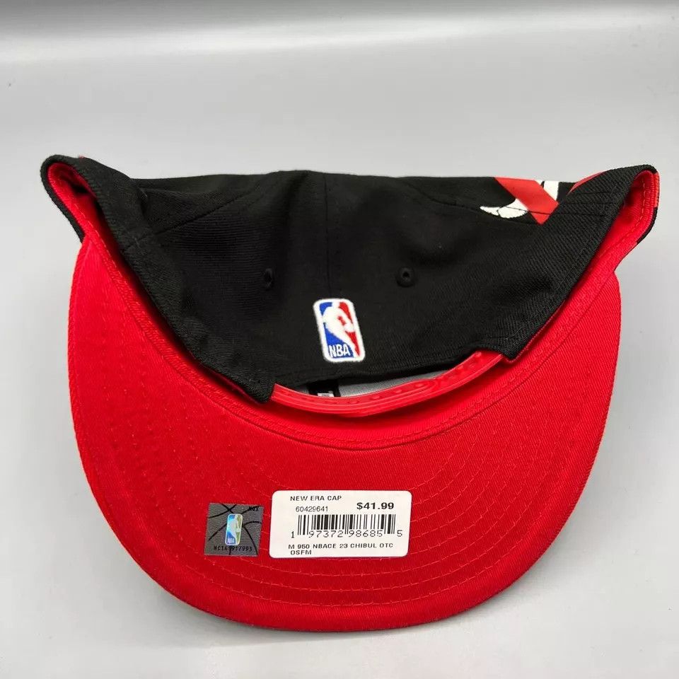 New Era Chicago Bulls Hat Men 9Fifty New Era NBA Snap Back Cap New Size ONE SIZE - 6 Thumbnail