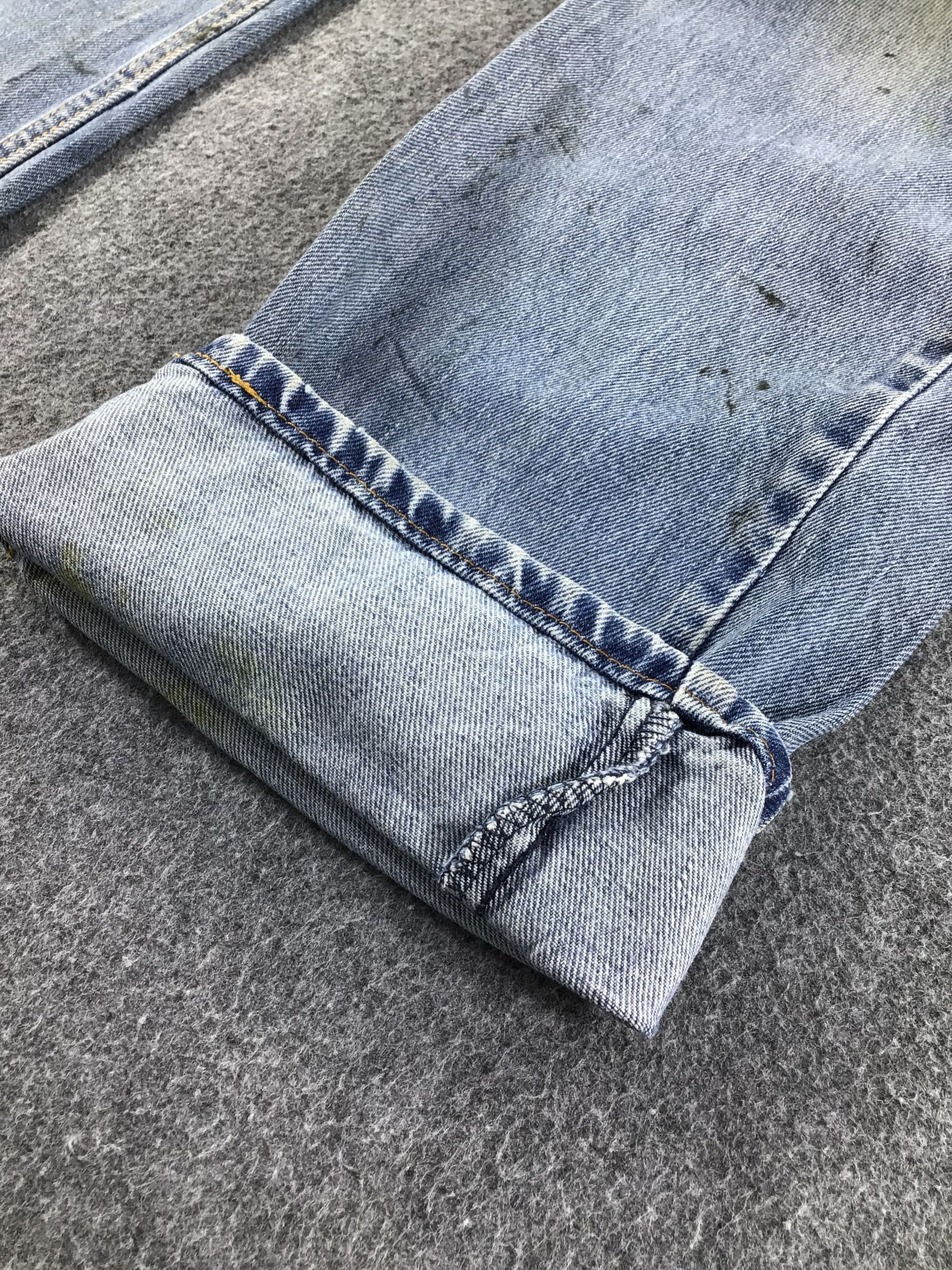 Levi's Vintage Levis 505 Jeans Dirty Blue Wash -J577 Size US 34 / EU 50 - 6 Thumbnail