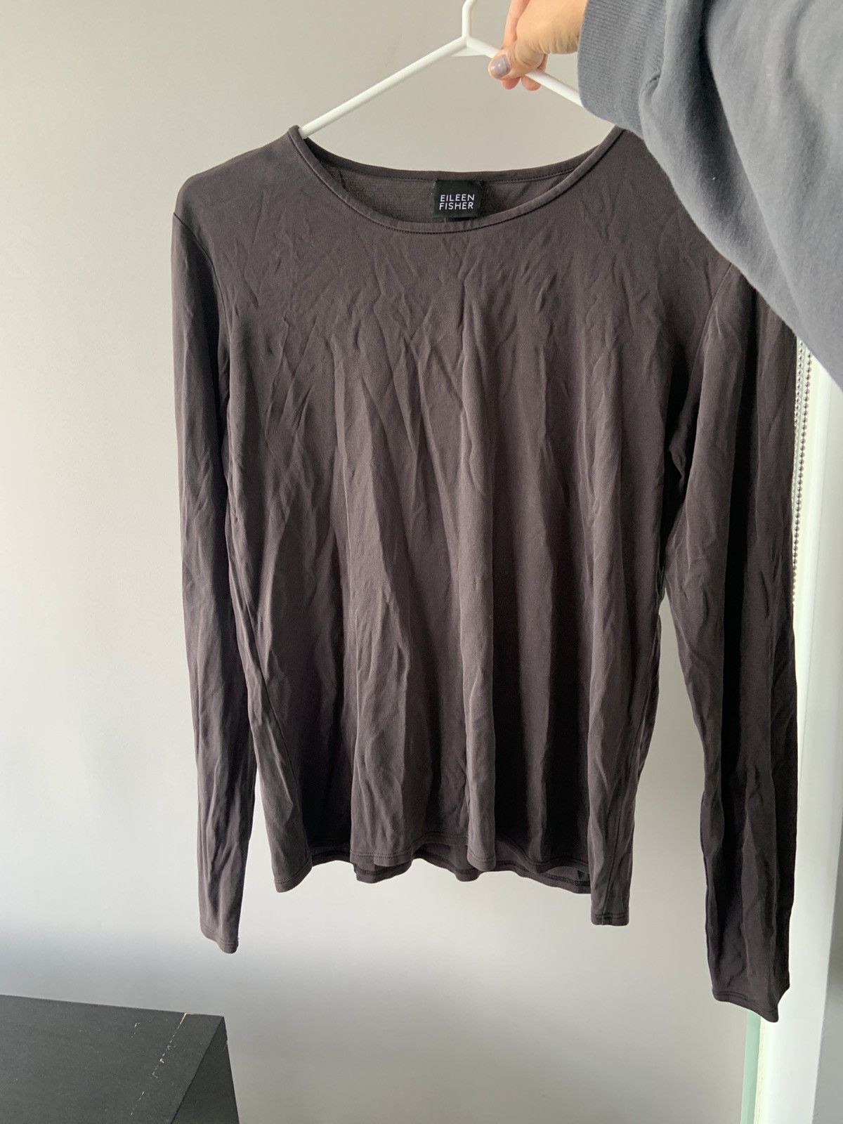 Eileen Fisher Eileen Fisher brown silk top Size M / US 6-8 / IT 42-44 - 3 Thumbnail