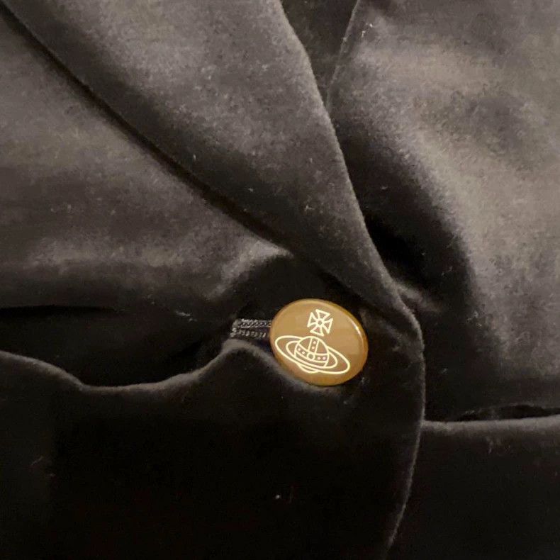 Vivienne Westwood Vivienne Westwood Black velvet suit jacket Size L / US 10 / IT 46 - 6 Thumbnail