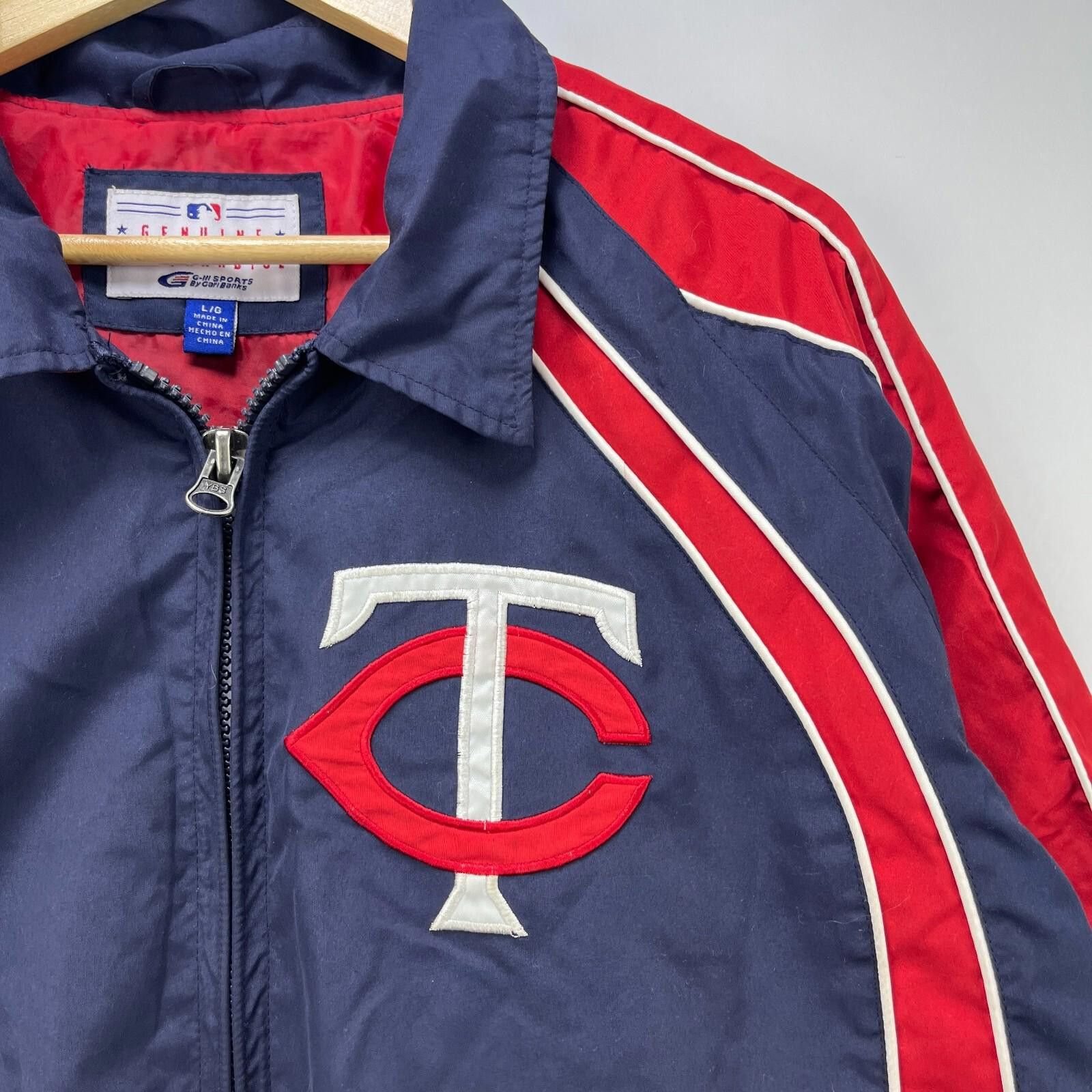 MLB Vintage MLB Minnesota Twins Windbreaker Jacket Large Size US L / EU 52-54 / 3 - 5 Thumbnail