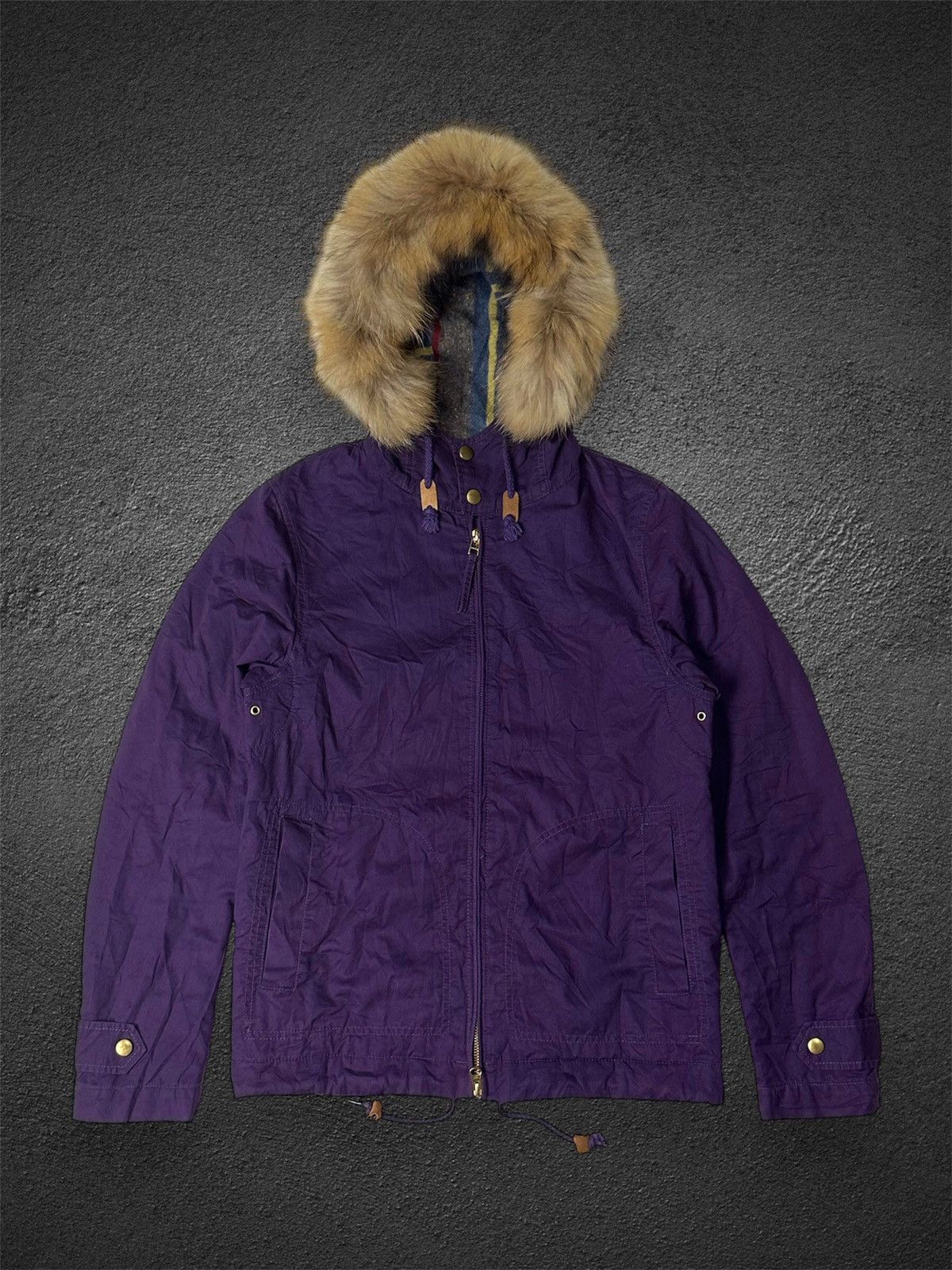 If Six Was Nine × Japanese Brand × Le Grande Bleu (L.G.B.) Fur Hoodie Jacket Urban Reaserch lgb style Size US M / EU 48-50 / 2 - 2 Thumbnail
