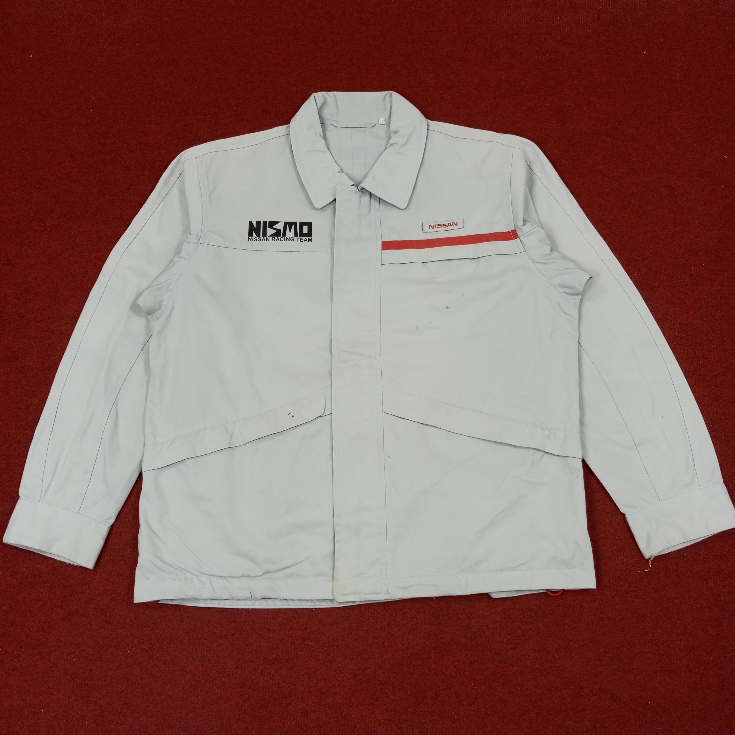 Japanese Brand × Vintage Nismo Nissan Racing Team Motorsports Custom Jacket c215n11 Size US L / EU 52-54 / 3 - 3 Thumbnail