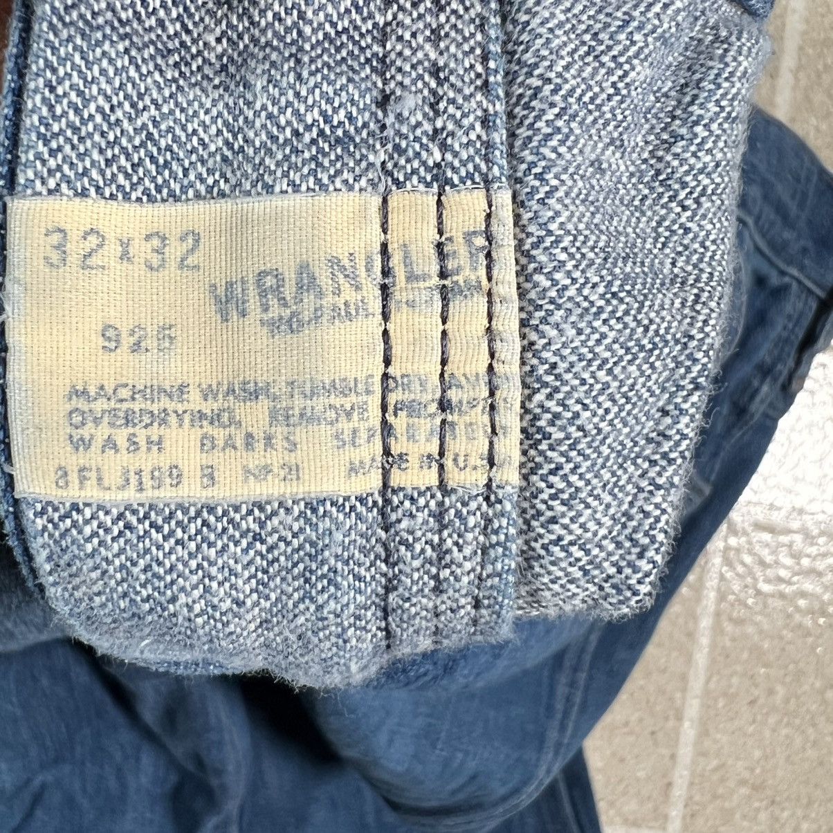 Wrangler Vintage Wrangler Flare Jeans 31x31 "No Fault" Blue Denim Size US 31 - 8 Thumbnail