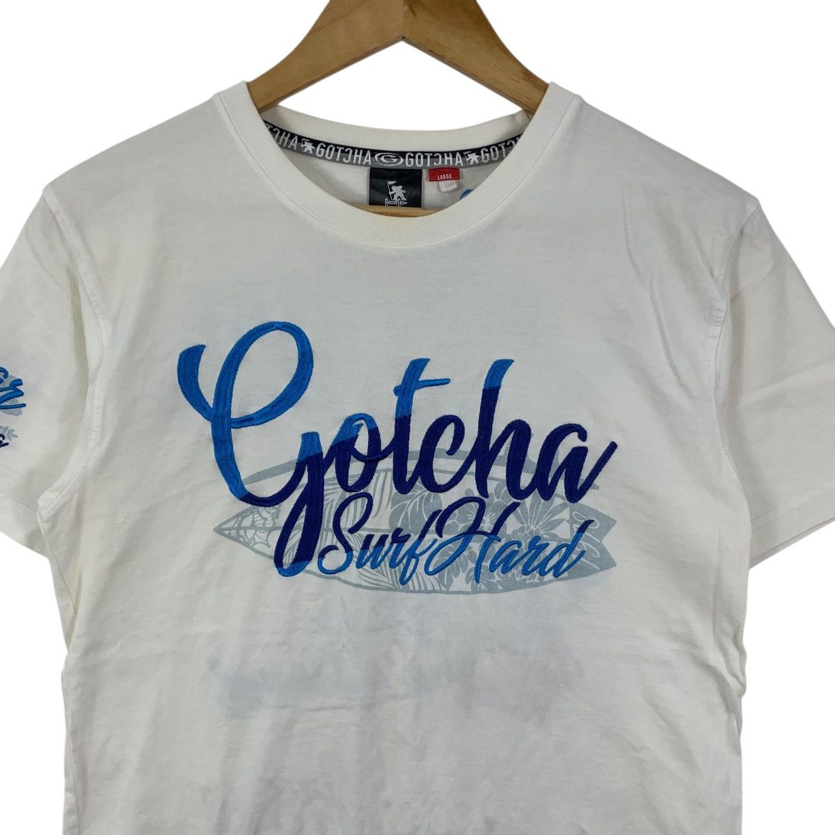 Gotcha GOTCHA CALIFORNIA SURF Ride Waves Sunwear Tee Shirt Top Size US L / EU 52-54 / 3 - 5 Thumbnail