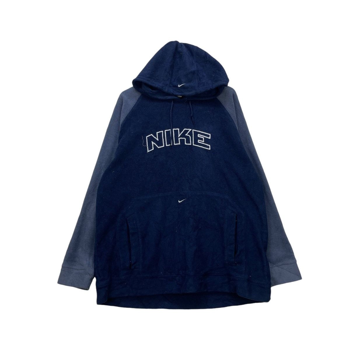 Nike × Vintage Vintage Nike Pull Over Center Swoosh Hooded Size US M / EU 48-50 / 2 - 1 Thumbnail