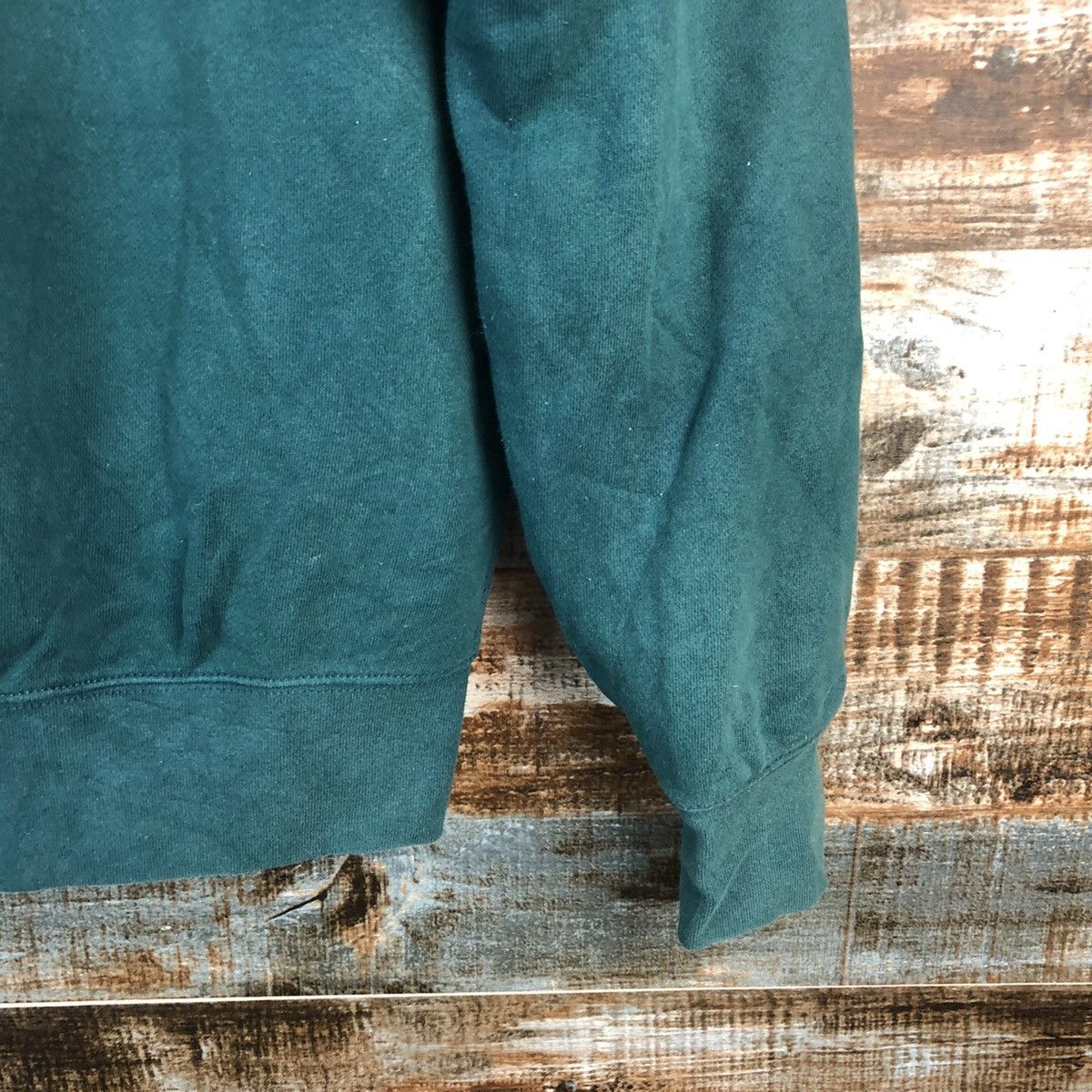 Japanese Brand Uniqlo japan vintage plain Green Hoodie sweatshirt #A2308 Size US S / EU 44-46 / 1 - 17 Thumbnail