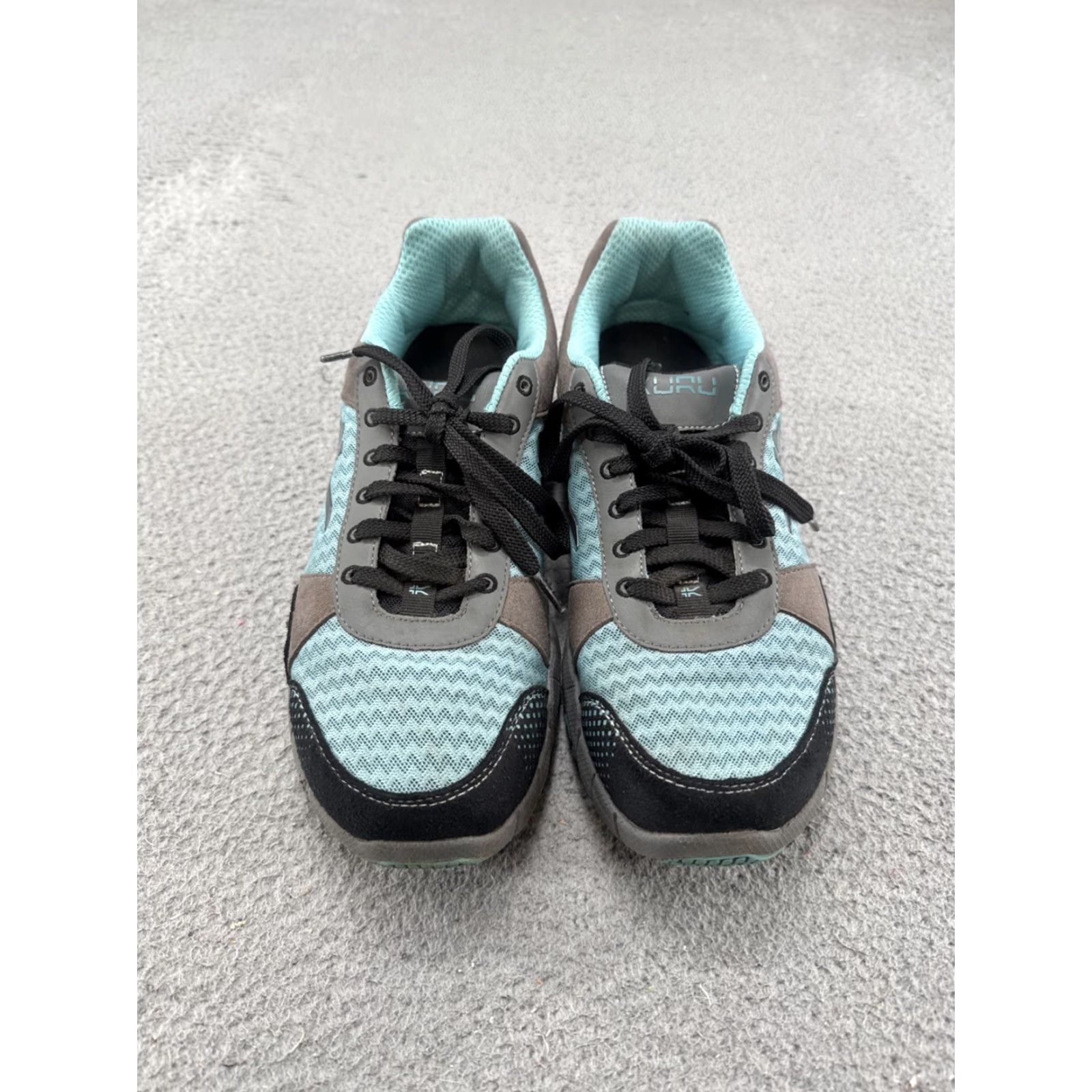Vintage KURU Quantum Womens Sneakers Urban Concrete/Topaz Blue Sz 11.5 Workwear Athletic Synthetic Lace Up Size US 11.5 / IT 41.5 - 4 Thumbnail