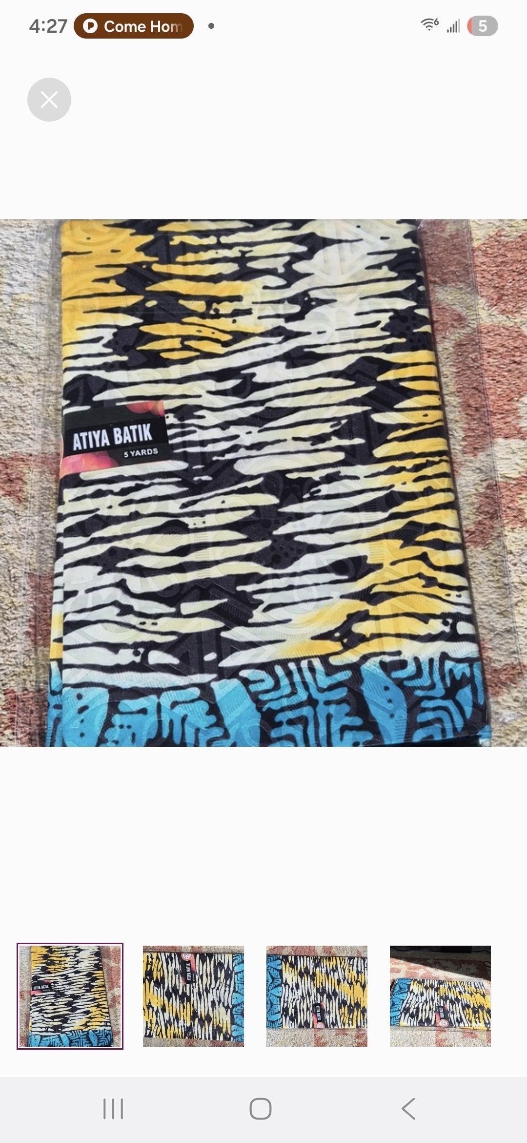 Other Atiya Batik Fabric Size ONE SIZE - 1 Thumbnail