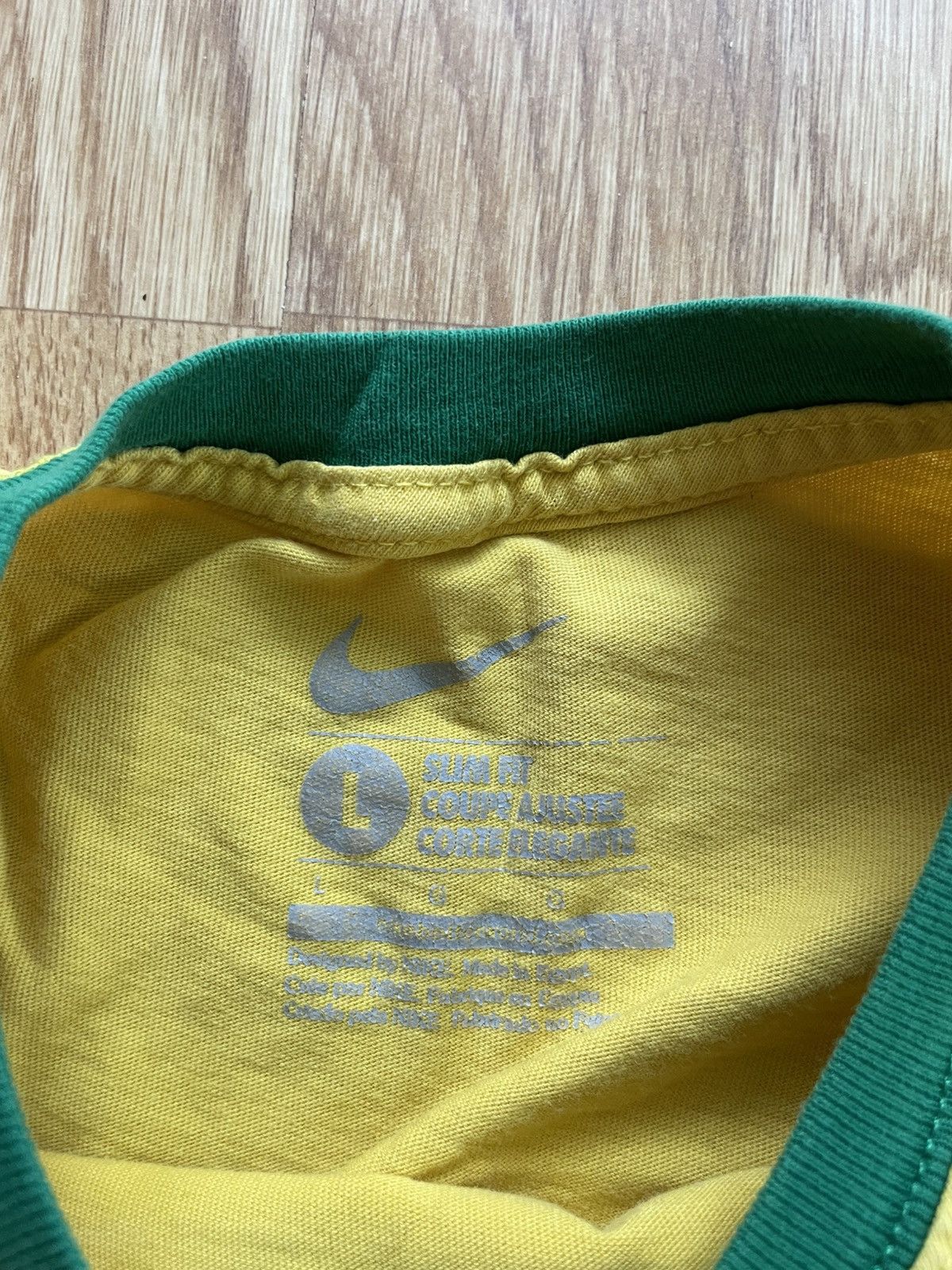 Nike Nike Brazil National Team Vintage Football Tee Size US L / EU 52-54 / 3 - 7 Thumbnail