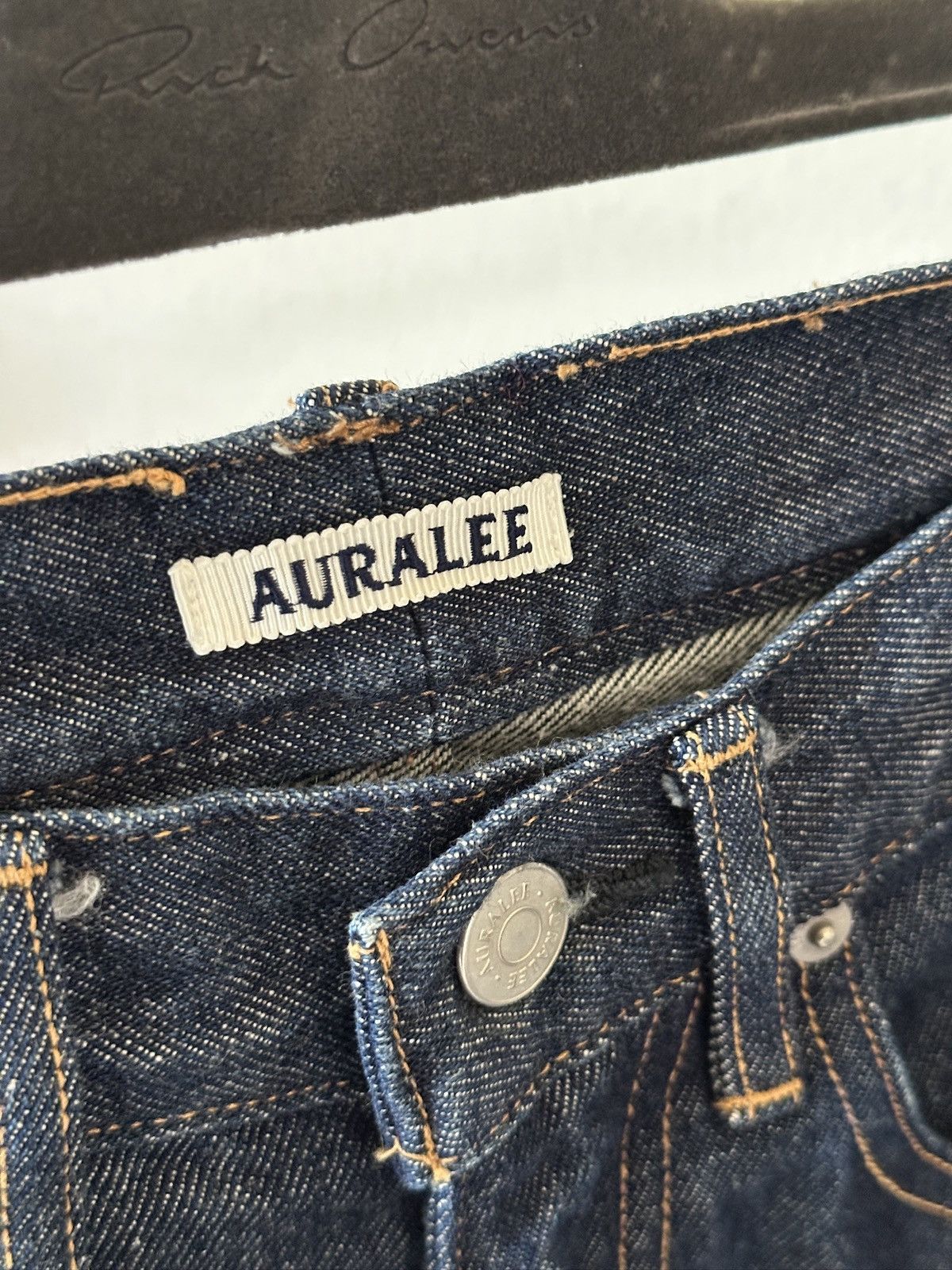 Auralee Auralee Blue Denim Jeans Size US 27 - 8 Thumbnail