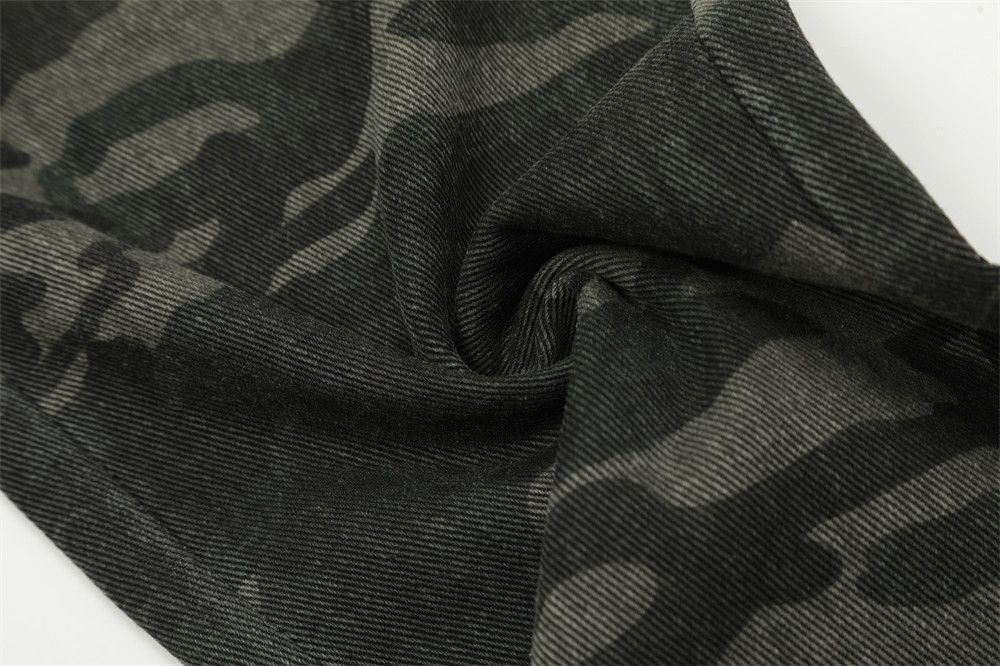 Japanese Brand Men's punk outdoor multi-pocket camouflage cargo jeans y2k Size US 32 / EU 48 - 5 Thumbnail