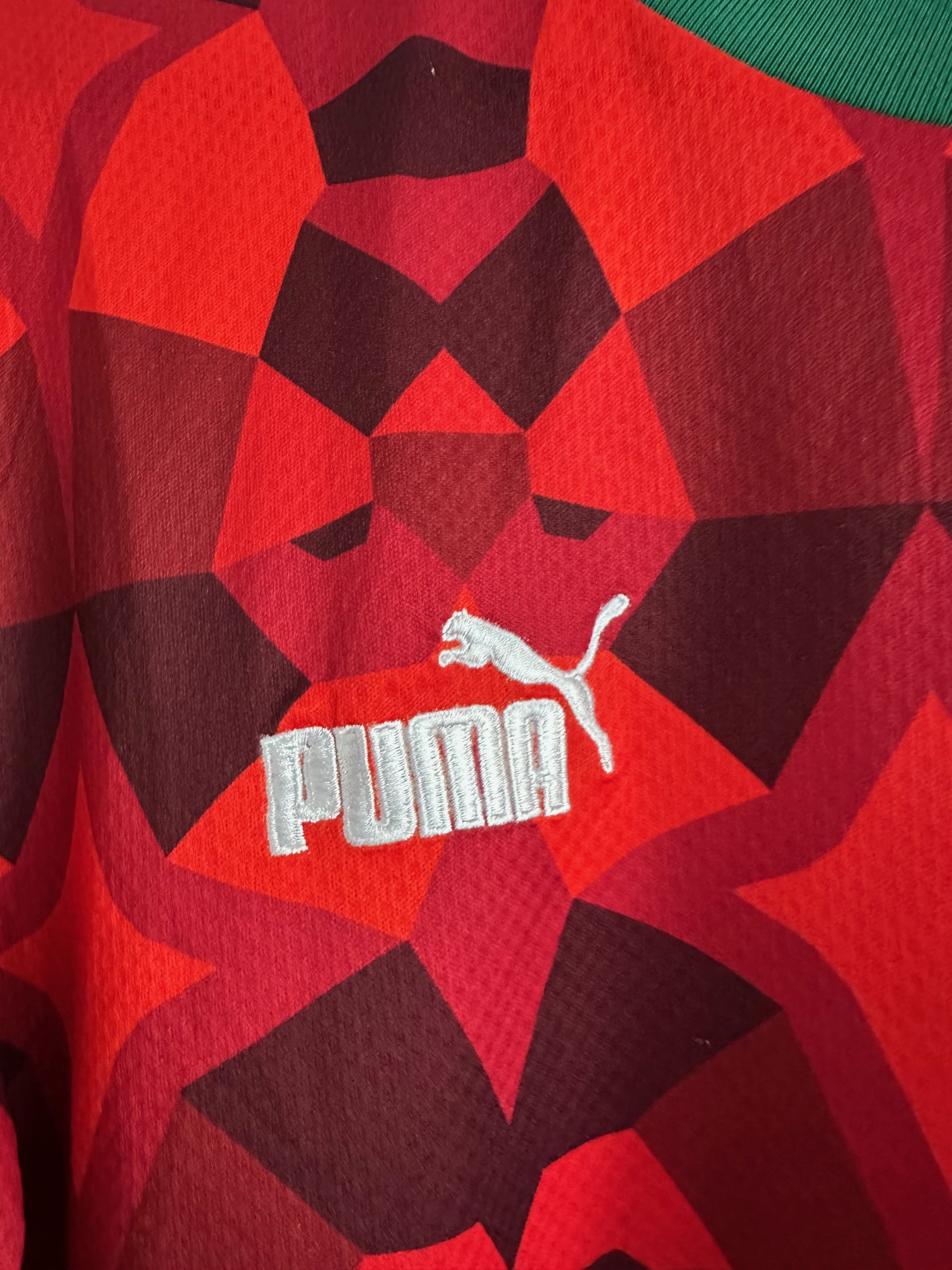 Puma 2023 Morocco Puma Home #7 Ziyech soccer football jersey Size US XL / EU 56 / 4 - 6 Thumbnail