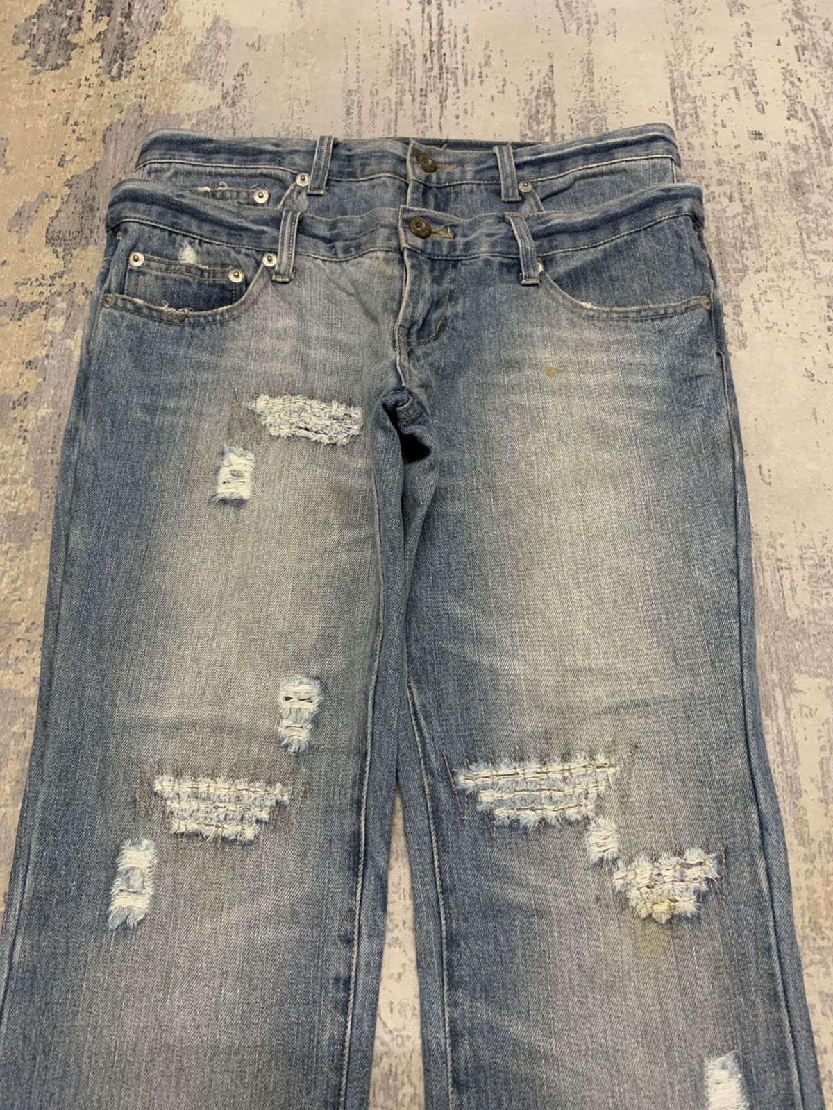 Japanese Brand Zerosail Japanese Brand Double Waist Punk Denim Size US 32 / EU 48 - 2 Thumbnail