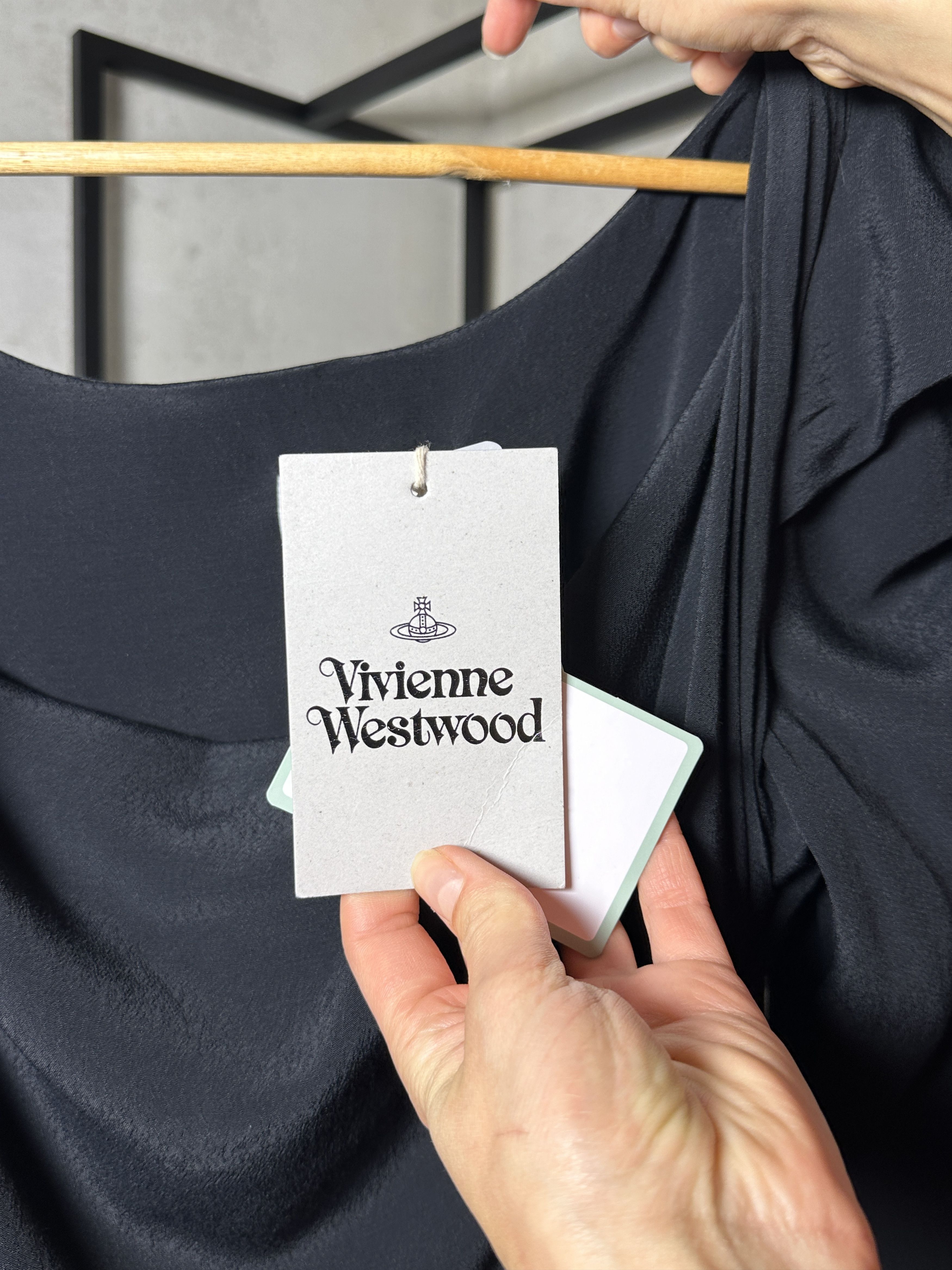 Vivienne Westwood Vivienne Westwood Elizabeth Draped Square-neck Crepe Top Size M / US 6-8 / IT 42-44 - 6 Thumbnail