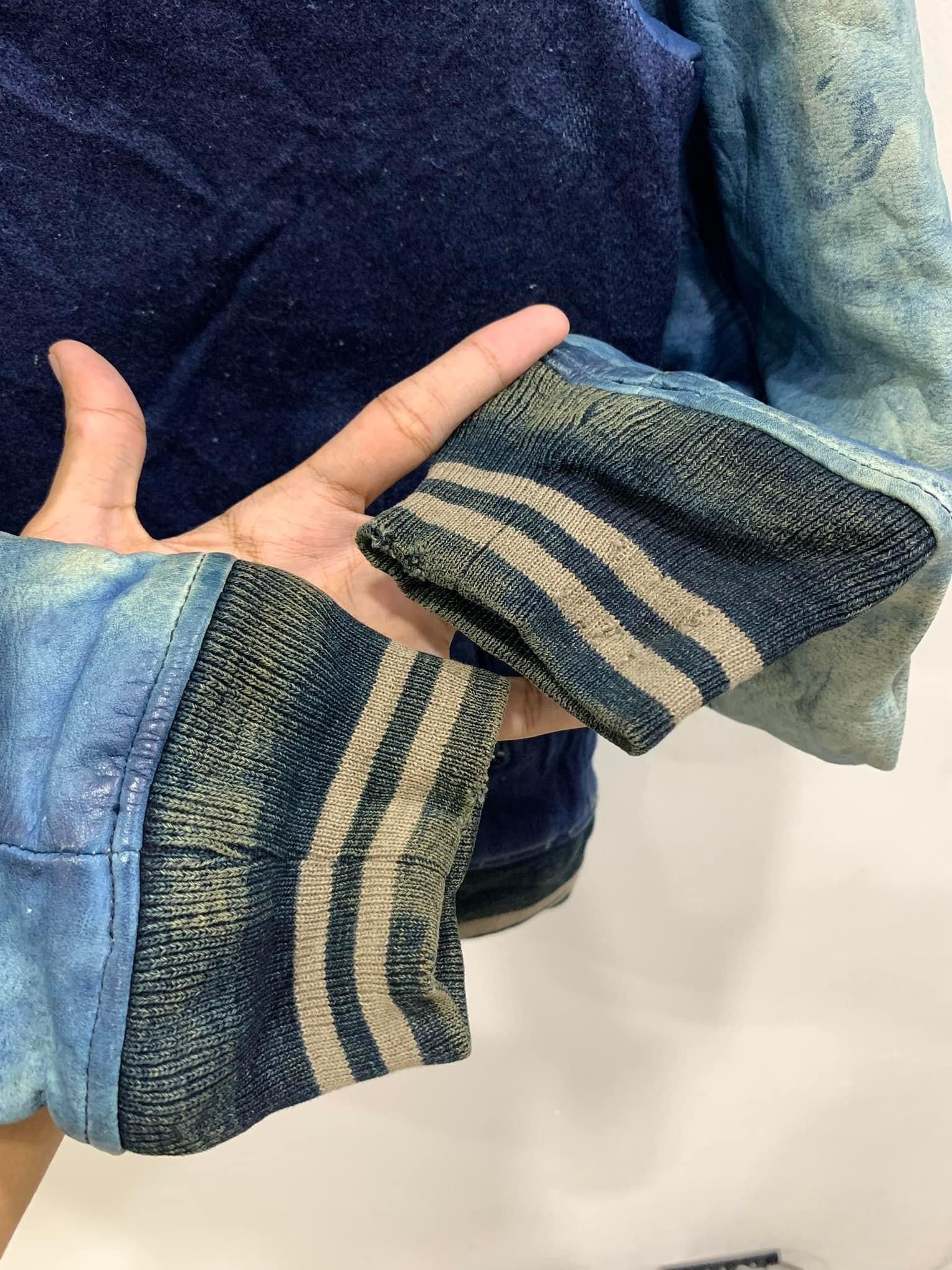 Japanese Brand × Remi Relief × Vintage Vintage Remy Relief Leather Sleeves Japanese Designer Style Size US M / EU 48-50 / 2 - 9 Thumbnail