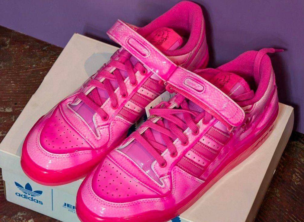 Adidas × Jeremy Scott ADIDAS x JEREMY SCOTT Low Top Sneakers Pink US 9.5 Size US 9.5 / EU 42-43 - 2 Thumbnail