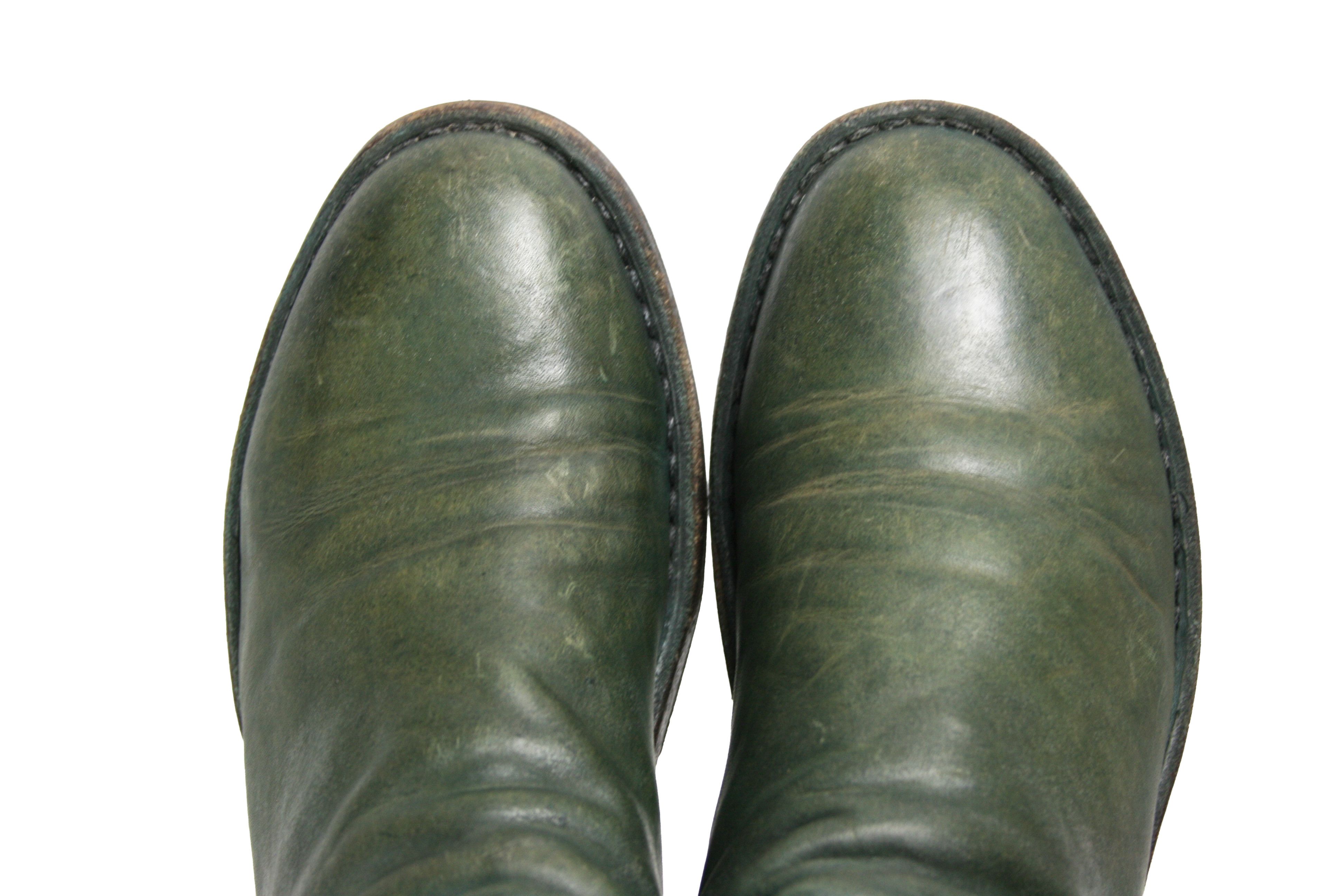 MoMA Avant Garde Biker Back Zip Grunge Boots Size US 9 / IT 39 - 5 Thumbnail
