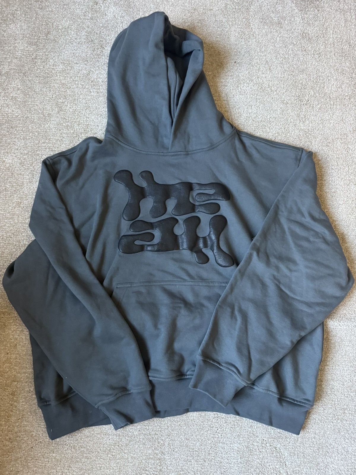 Other Youngchickenpox puffer letters charcoal sweatshirt Size US XL / EU 56 / 4 - 1 Thumbnail