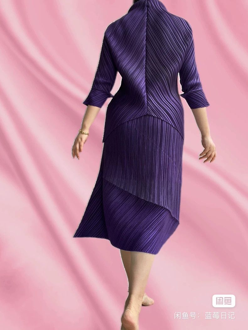 Issey Miyake Issey Miyake size:2 Purple mainline transformable top Size XS / US 0-2 / IT 36-38 - 3 Thumbnail