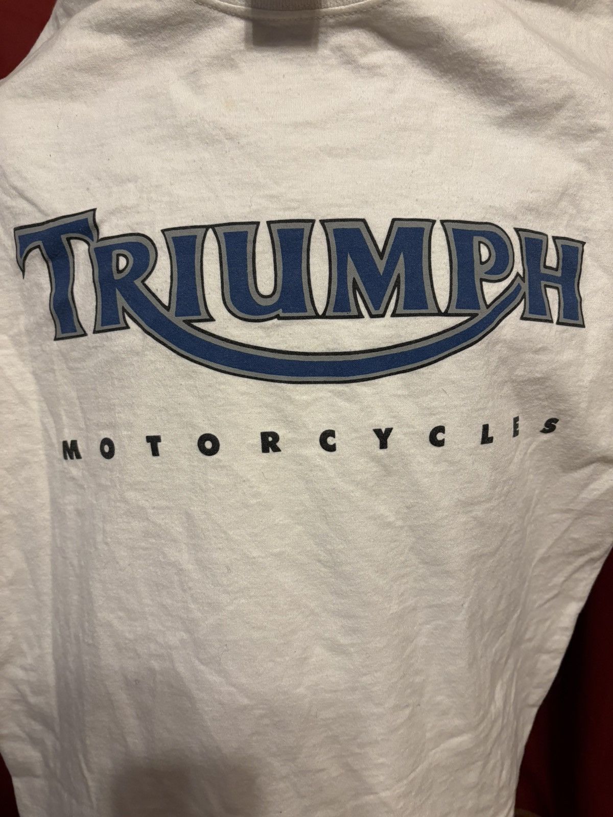 Vintage Vintage Triumph Motorcycles Tshirt 90’s Biker Tee Grail Size US L / EU 52-54 / 3 - 2 Thumbnail