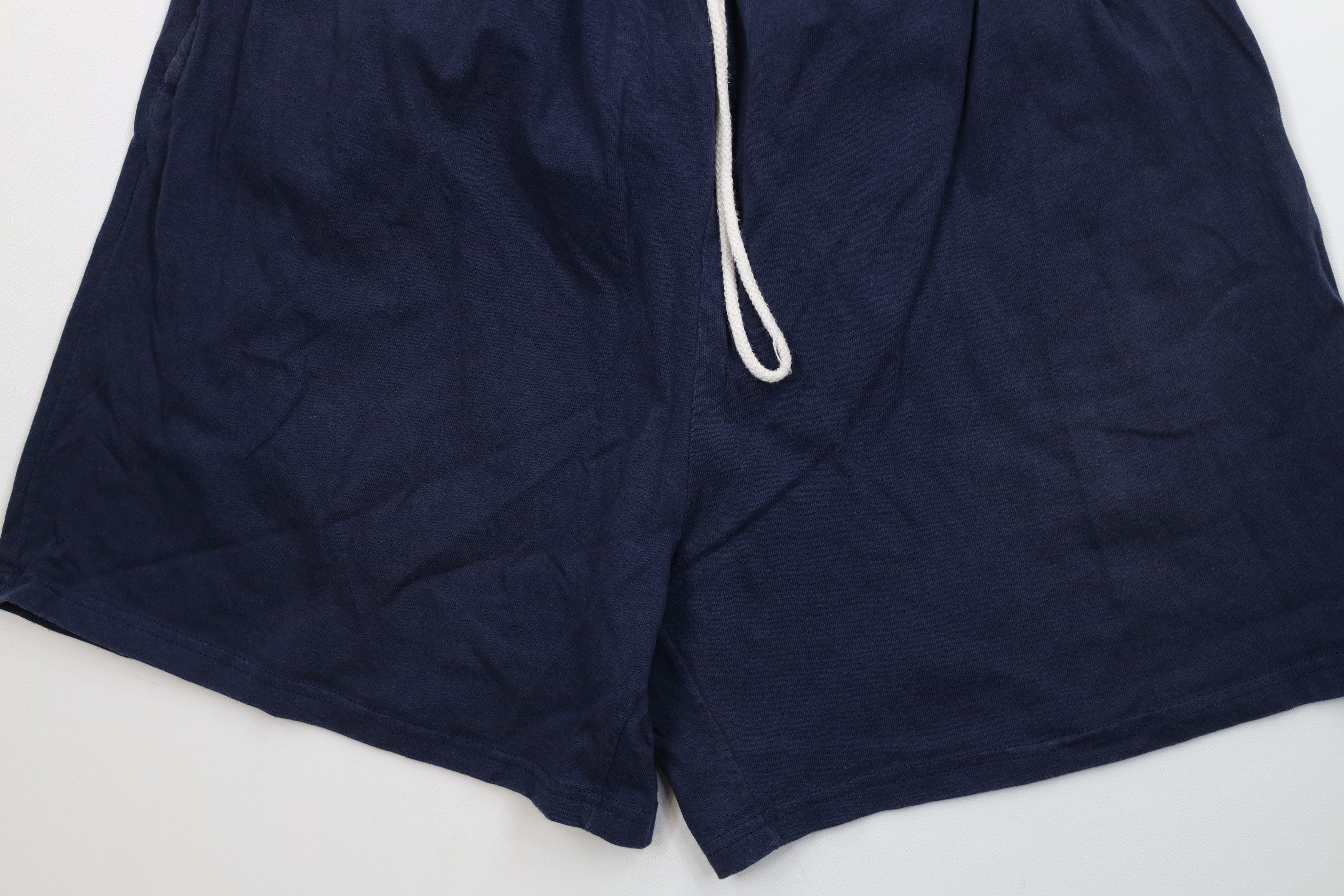 Vintage Vintage 90s Y2K Streetwear Above Knee Shorts Blue Cotton Size US 36 / EU 52 - 4 Thumbnail