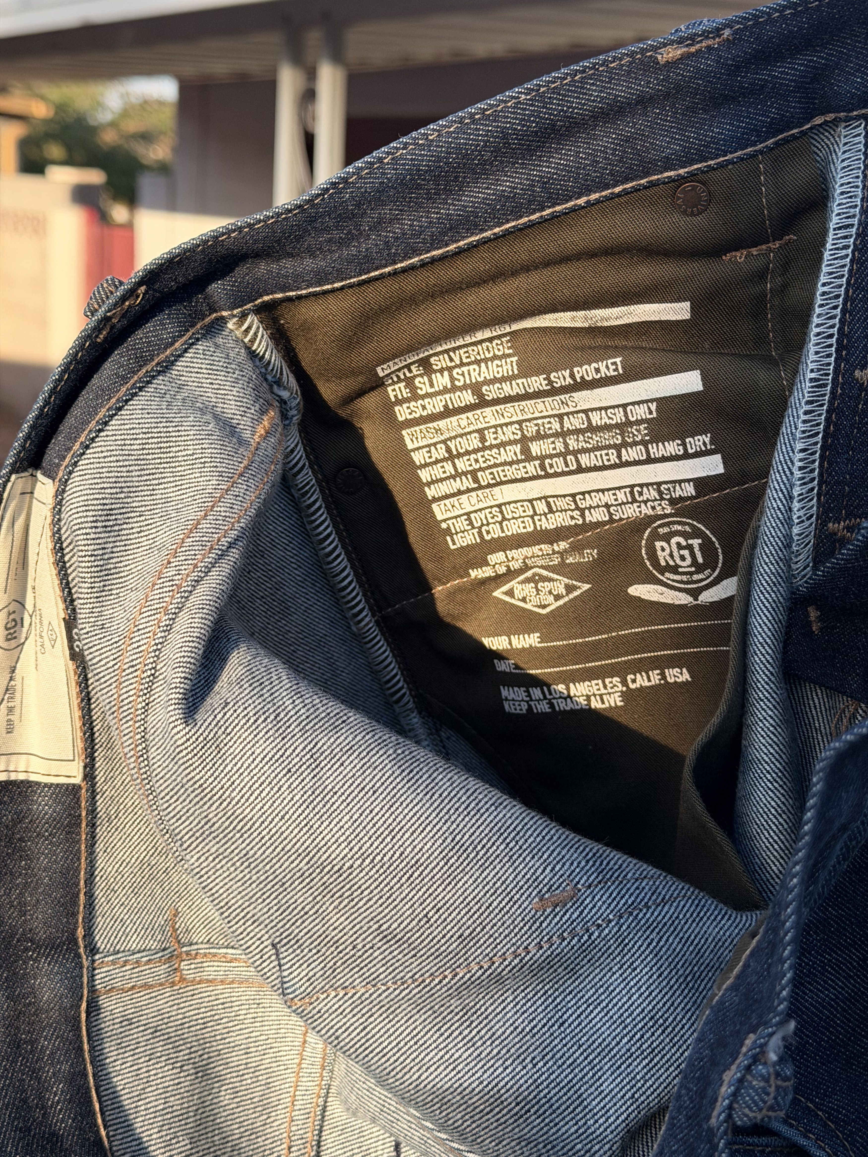 Rogue Territory Rogue Territory x Cultizm Green Monster Selvedge Denim Jeans Size US 33 - 6 Thumbnail