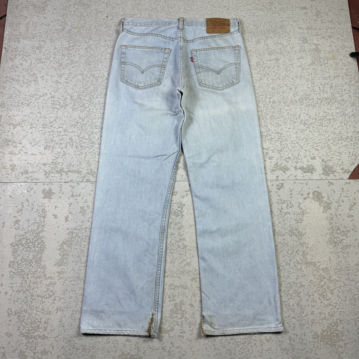Levi's × Vintage 💥Vintage 90s Levis 511 Ripped Light Blue Denim Pant Size US 31 - 4 Thumbnail