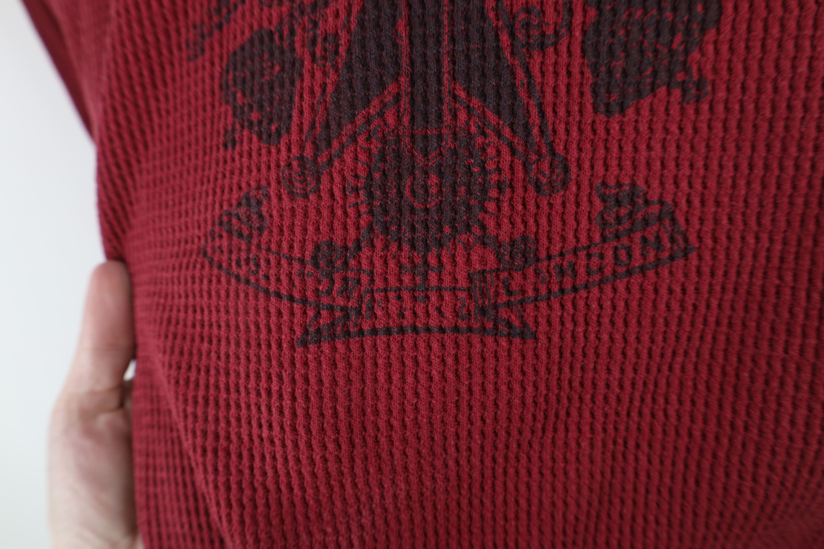 Vintage Vintage 90s Streetwear UFC MMA Thermal Waffle Knit T-Shirt Size US M / EU 48-50 / 2 - 5 Thumbnail