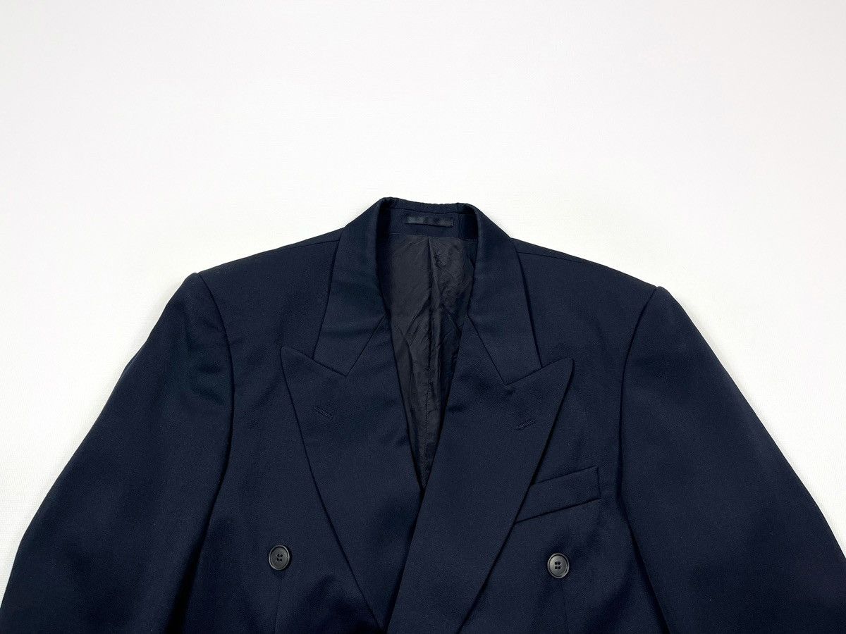 Designer × Vintage × Yves Saint Laurent Vintage Yves Saint Laurent Double breasted blazer coat 90s Size 46R - 2 Thumbnail