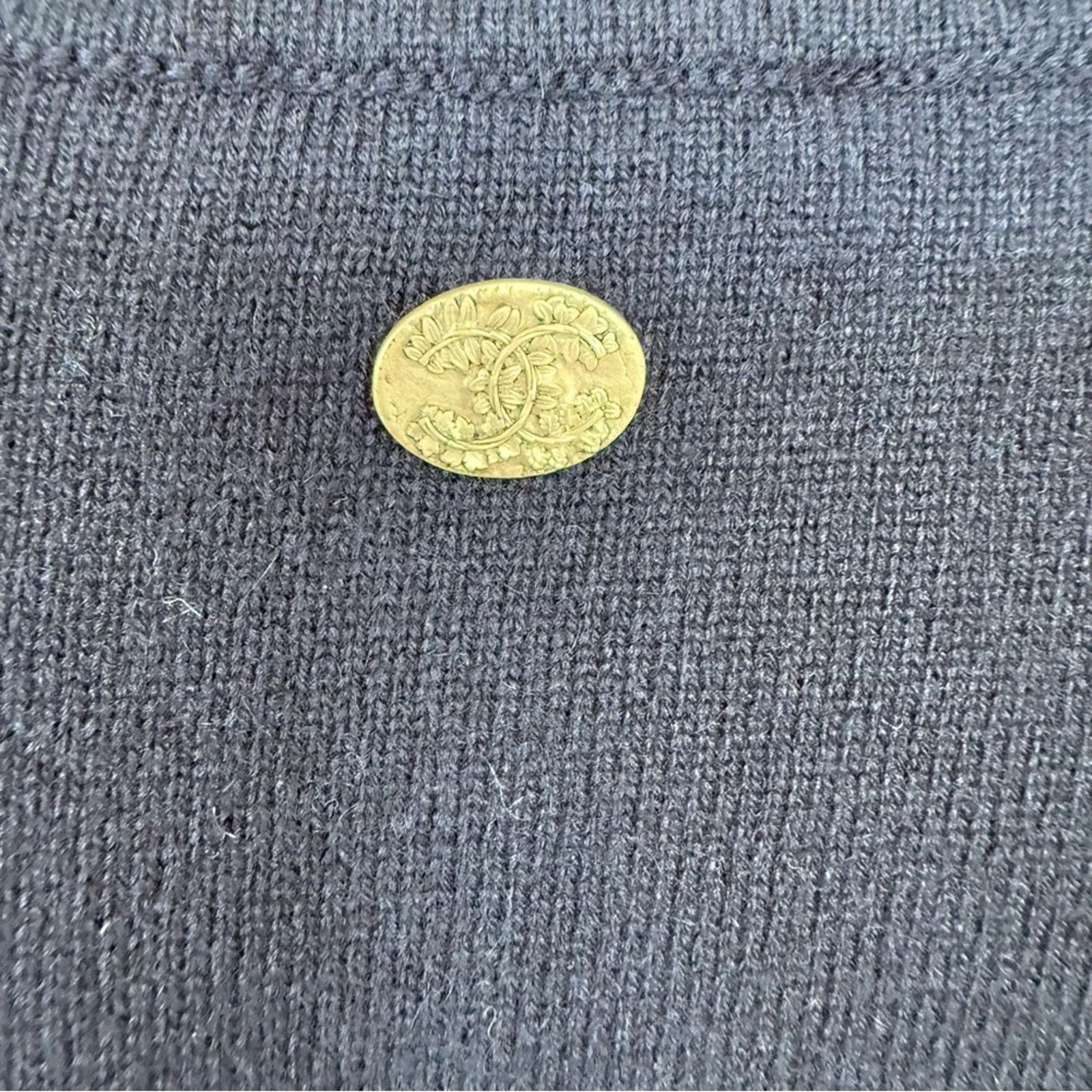 Chanel CHANEL women cashmere dress 46FR or 12 US Authentic 3500$ Size XL / US 12-14 / IT 48-50 - 5 Thumbnail