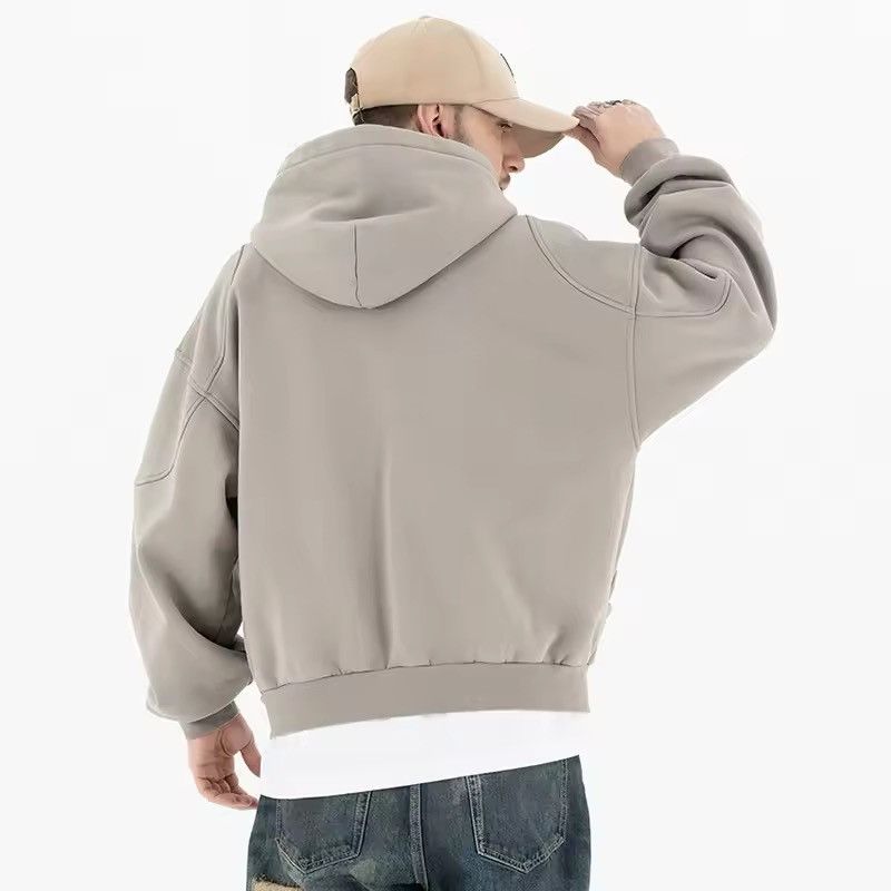 Japanese Brand Zippered Fleece Hoodie Rare Design Pockets Hoodie Size US L / EU 52-54 / 3 - 8 Thumbnail
