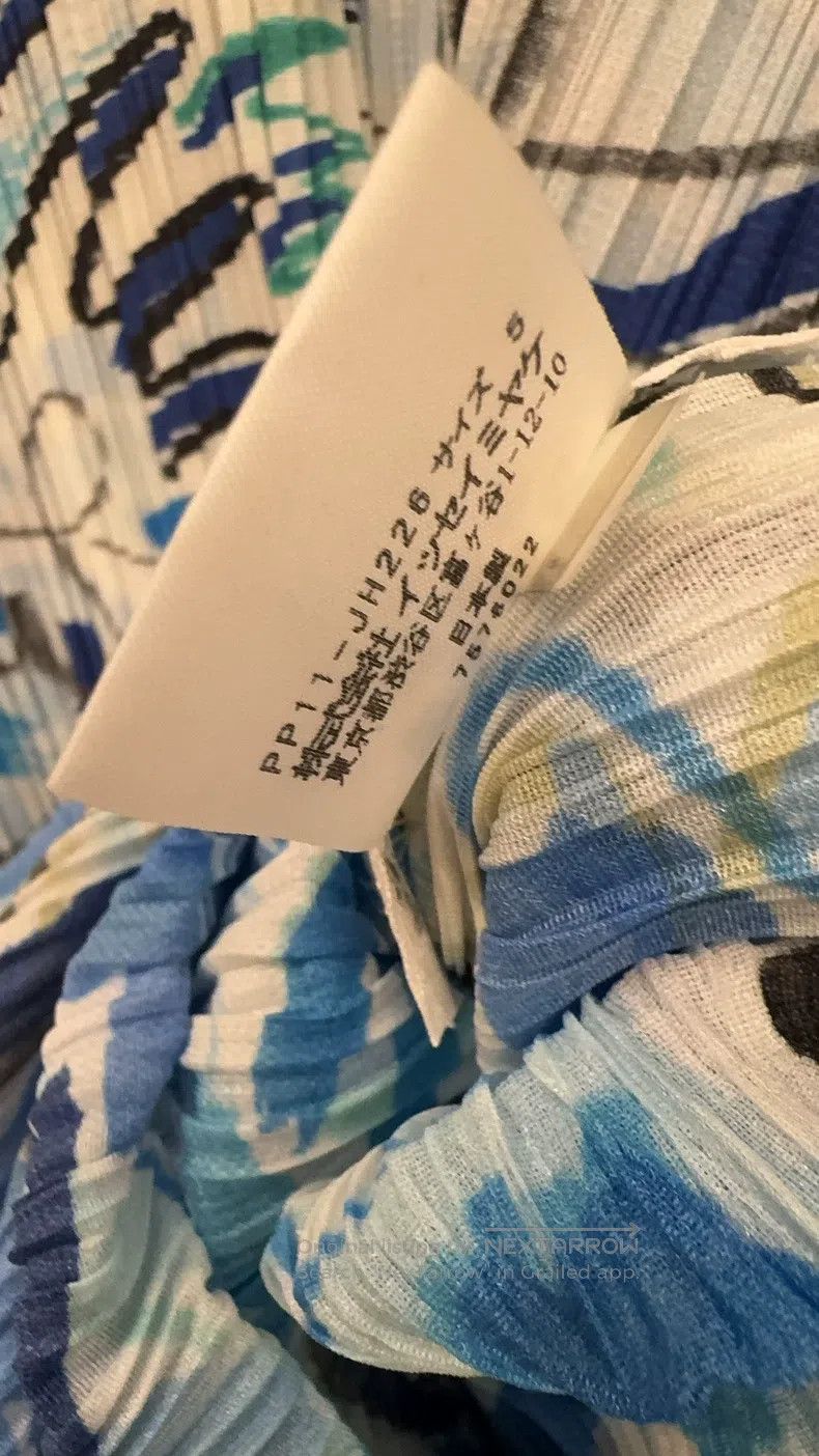 Issey Miyake Issey Miyake Auspicious Cloud Blue Dress Size XXL / US 16-18 / IT 52-54 - 3 Thumbnail