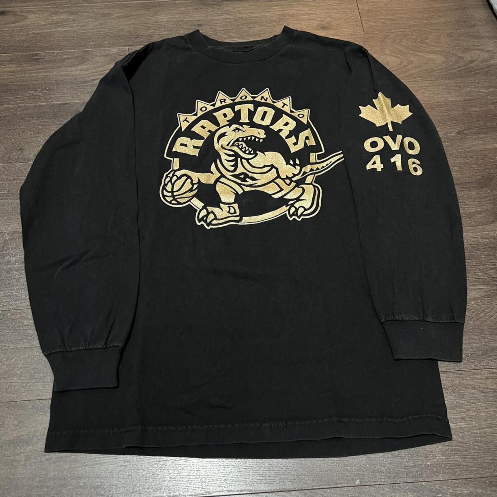 October's Very Own Toronto raptors ovo drake night 2014 long sleeve t shirt M Size US M / EU 48-50 / 2 - 2 Thumbnail
