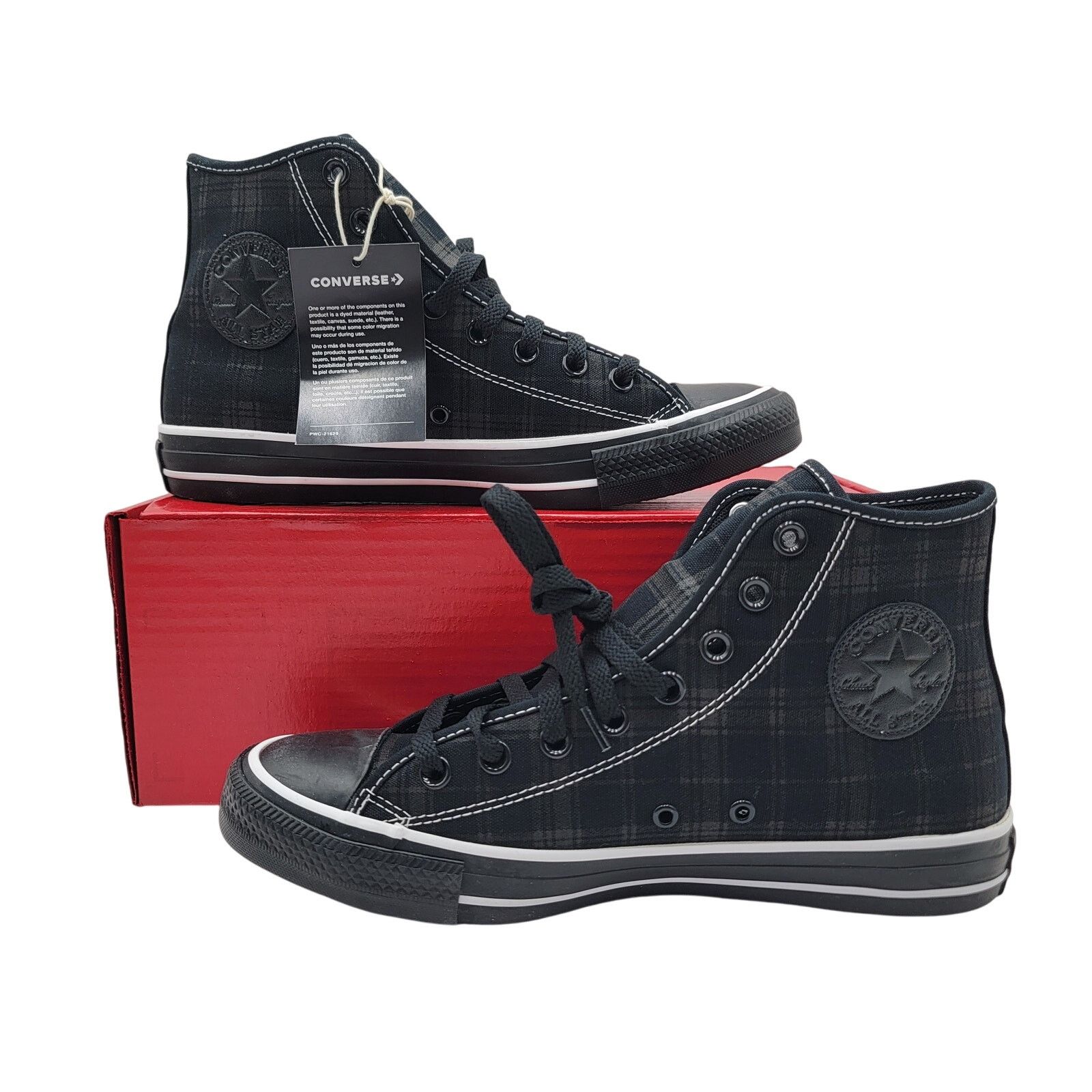 Converse Converse Black CTAS High by You Custom Mens Sz 8 NIB Size US 8 / EU 41 - 2 Thumbnail