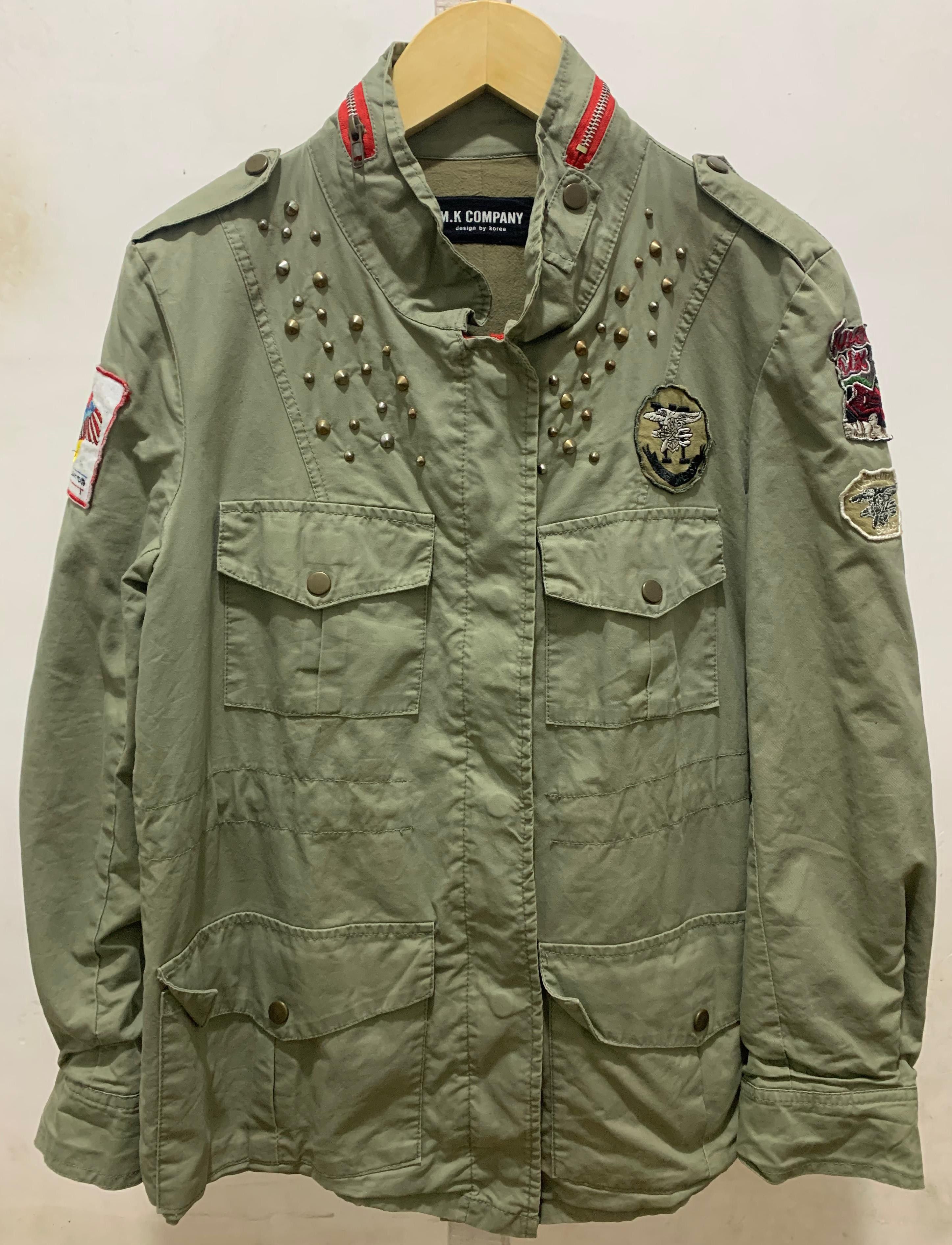 Vintage Wacko Maria The Guilty Parties Military Jacket Olive Green Size US S / EU 44-46 / 1 - 2 Thumbnail