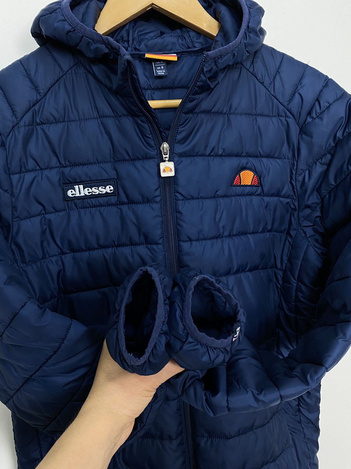 Ellesse Ellesse Lombardy Padded Mens Long Sleeve Jacket Blue Size S Size US S / EU 44-46 / 1 - 6 Thumbnail