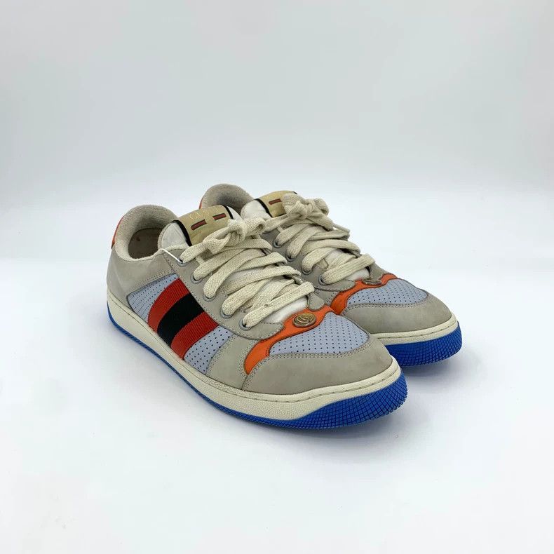 Gucci Gucci Color-matched striped webbing and lacing casual sneak Size US 9.5 / EU 42-43 - 2 Thumbnail