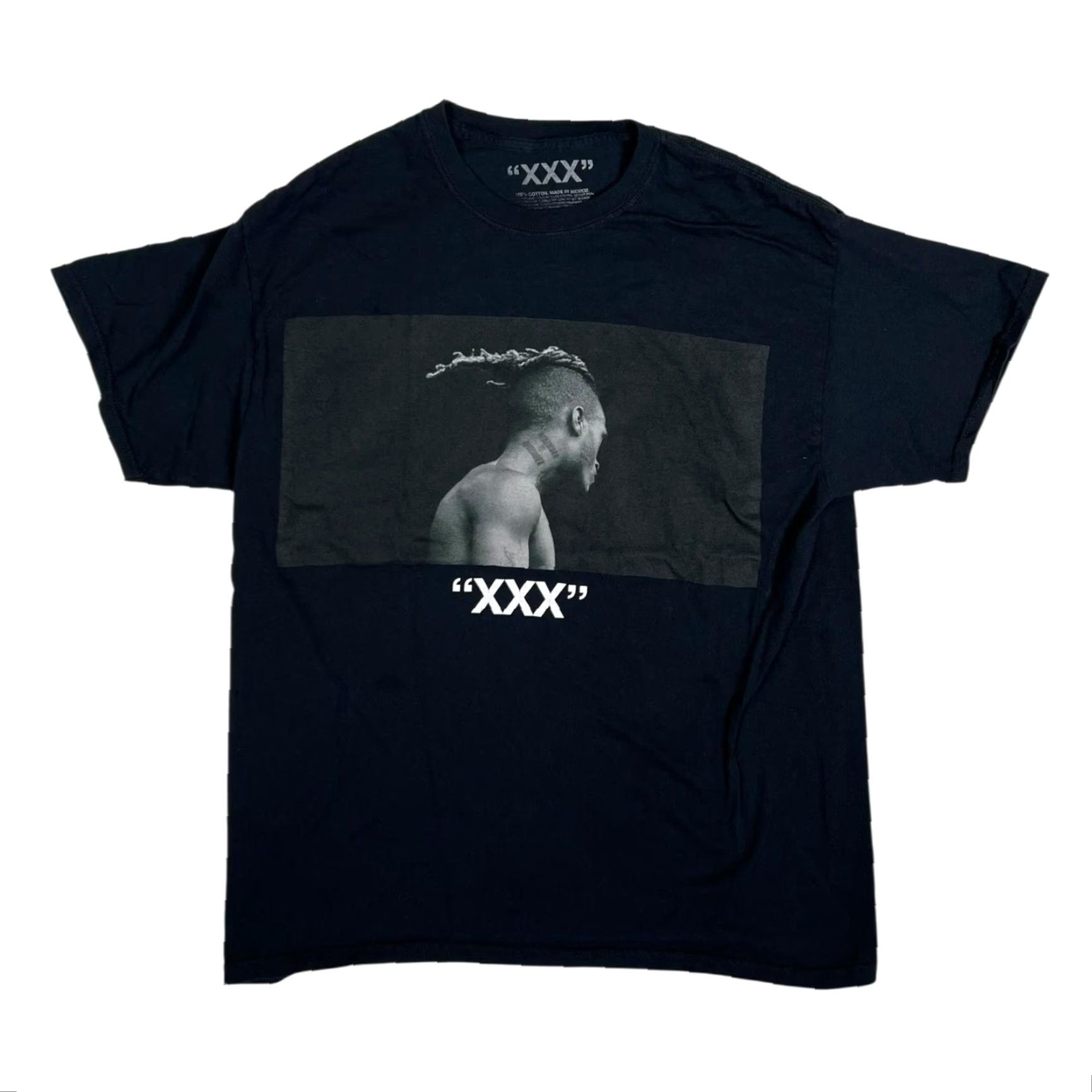 Vintage XXXtentecion T-Shirt Mens Large Black Rapper Music Album Art Hip Hop Shirt Men L Black Graphic Print Casual Concert Size US L / EU 52-54 / 3 - 2 Thumbnail