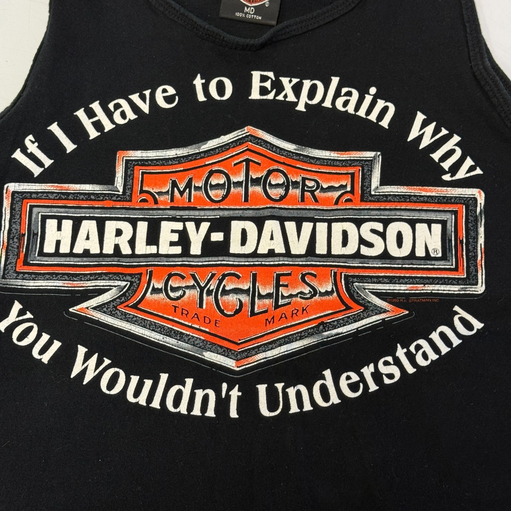 Harley Davidson NEW ORLEANS La Motorcycle Tank Top BOURBON St Muscle Shirt M Size US M / EU 48-50 / 2 - 5 Thumbnail