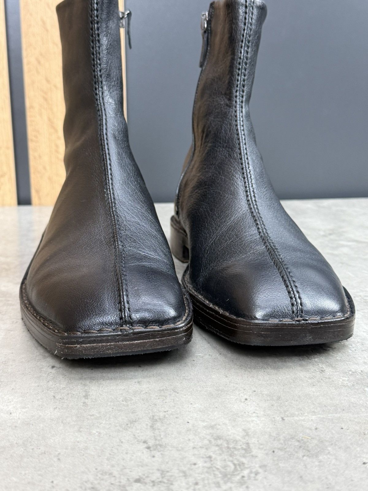 Lemaire Lemaire Piped Zipped Boots Size 44 Size US 11 / EU 44 - 6 Thumbnail