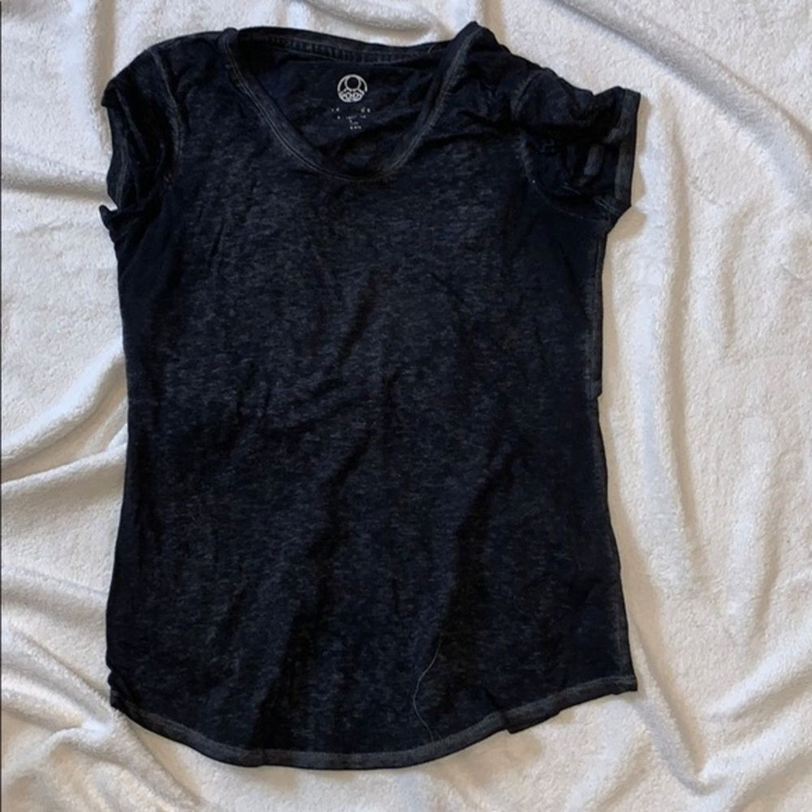 Other Dark Gray Open Back Burnout Short Sleeve T-Shirt | Sz S Size S / US 4 / IT 40 - 2 Thumbnail