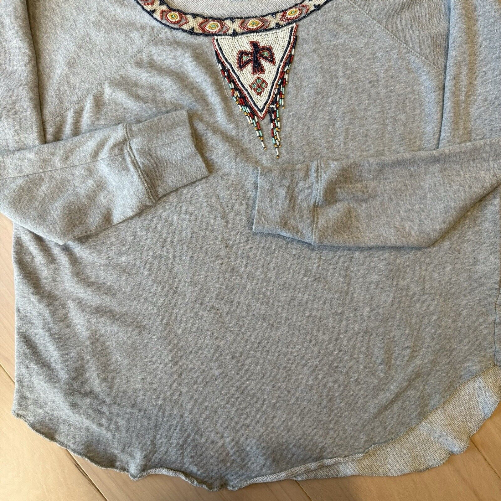Polo Ralph Lauren Denim & Supply Ralph Lauren Sweatshirt Women's S Gray Aztec Size S / US 4 / IT 40 - 5 Thumbnail