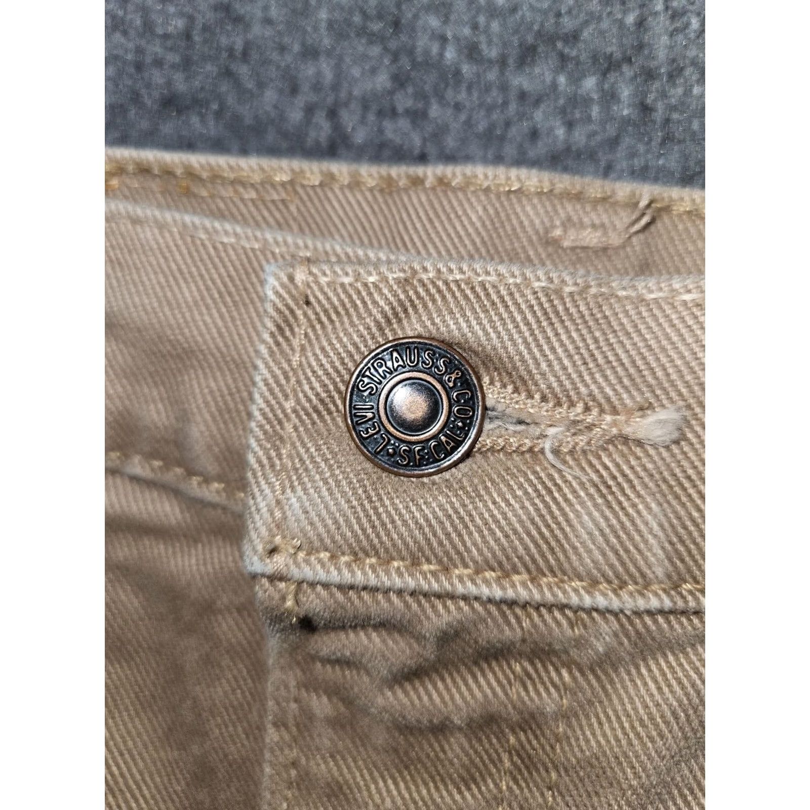 Levi's VINTAGE Levi's 540 Jeans Mens 38x30 Beige Relaxed Straight Denim 90s United States Jeans Mens 38 Size US 38 / EU 54 - 7 Thumbnail