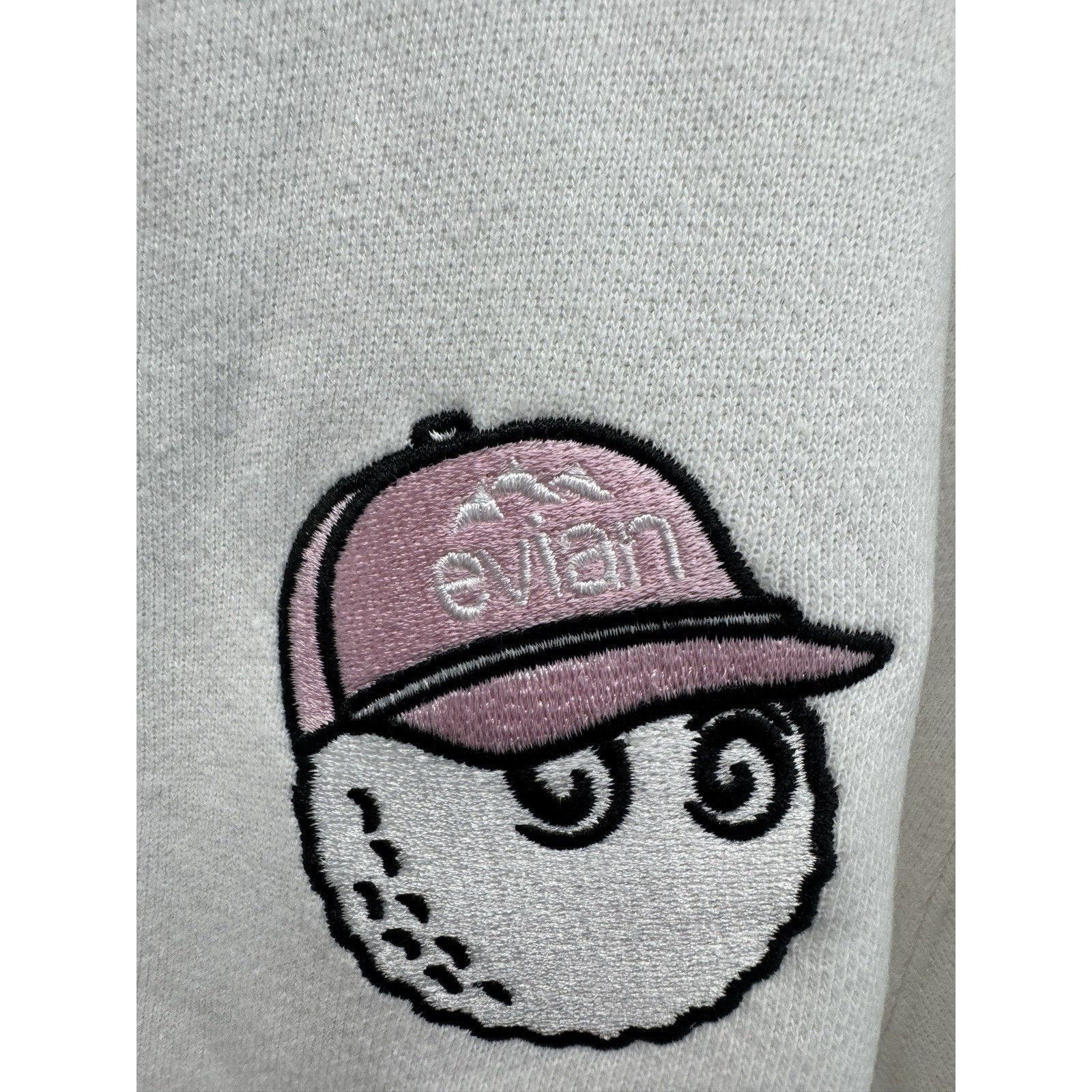 Malbon Malbon Golf x Evian French Terry Zip Up White Small Size US S / EU 44-46 / 1 - 3 Thumbnail