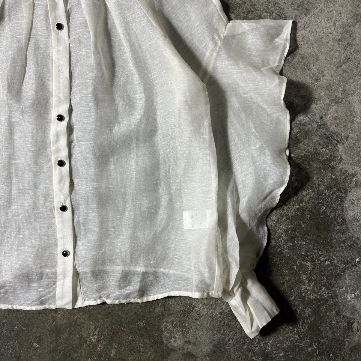 Zimmermann Zimmermann - Fall/24 - "In Illustration" Waterfall Blouse Size M / US 6-8 / IT 42-44 - 6 Thumbnail